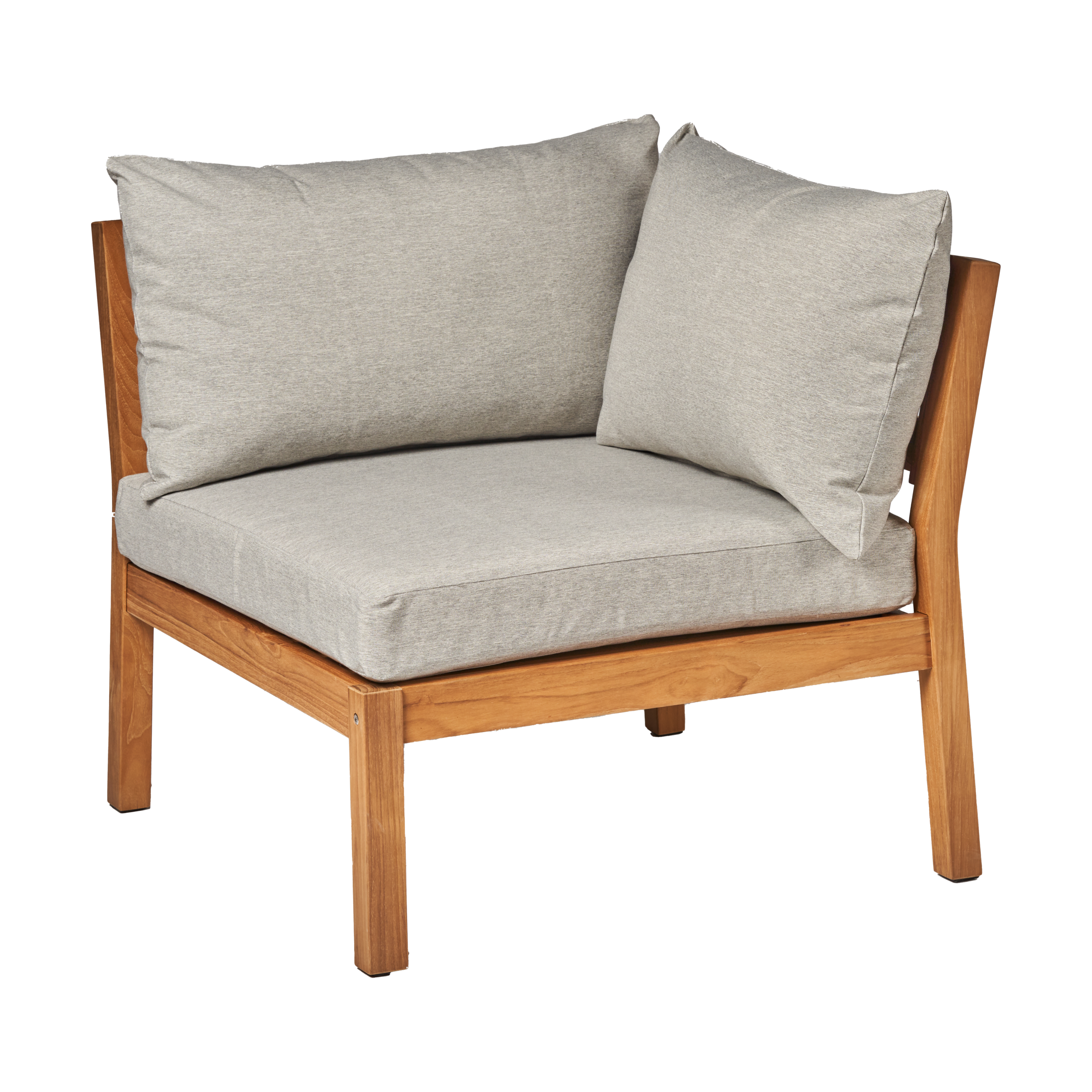 Módulo de sofá parte esquina Stockaryd teak/light grey