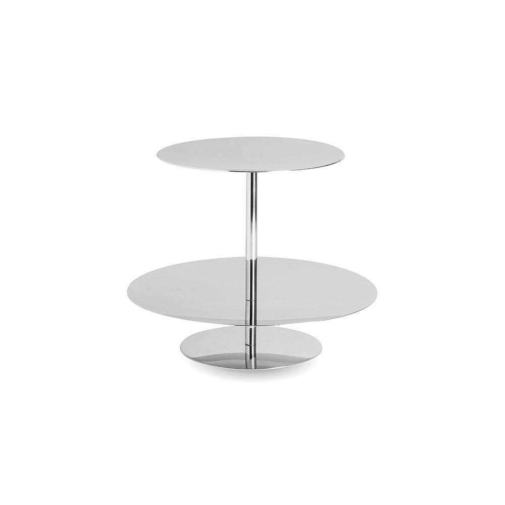 Abert Soporte Buffet de 2 Pisos, Acero Inoxidable, 12-16cm, Colección Pastry