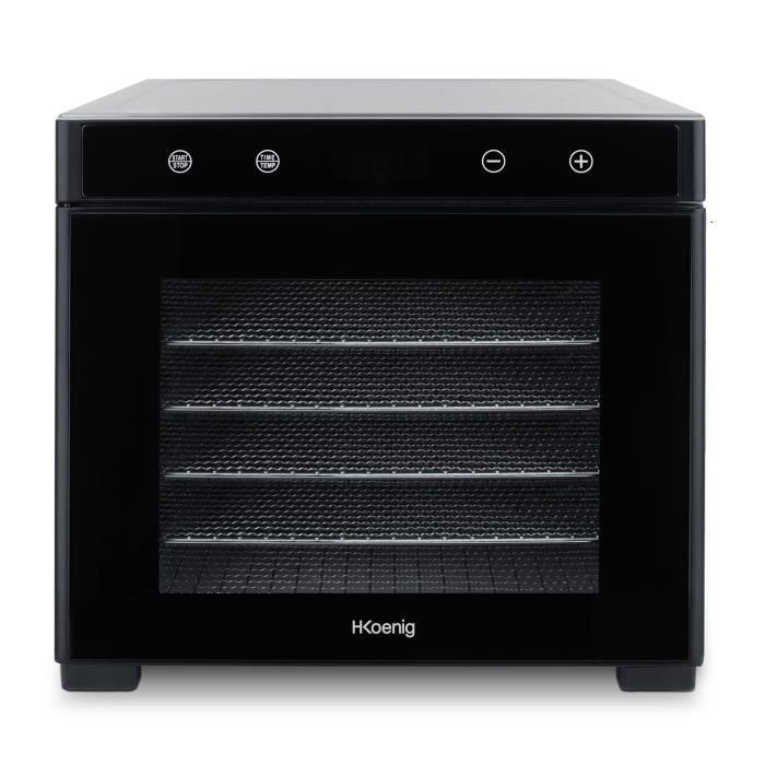 Hkoenig DSY900 - Deshidratador de Alimentos con Temporizador, Temperatura Variable y 650W de Potencia