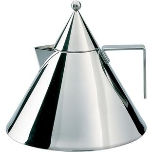 Alessi 90017 IL CONICO Hervidor de agua Acero Inoxidable 18/10 Diseño Aldo Rossi