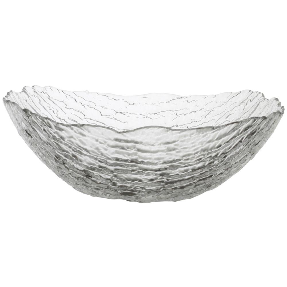 Avet Bol Cuadrado de Vidrio 25x25 cm, 9 cm de Altura, Set de 4 Unidades, Colección Anna