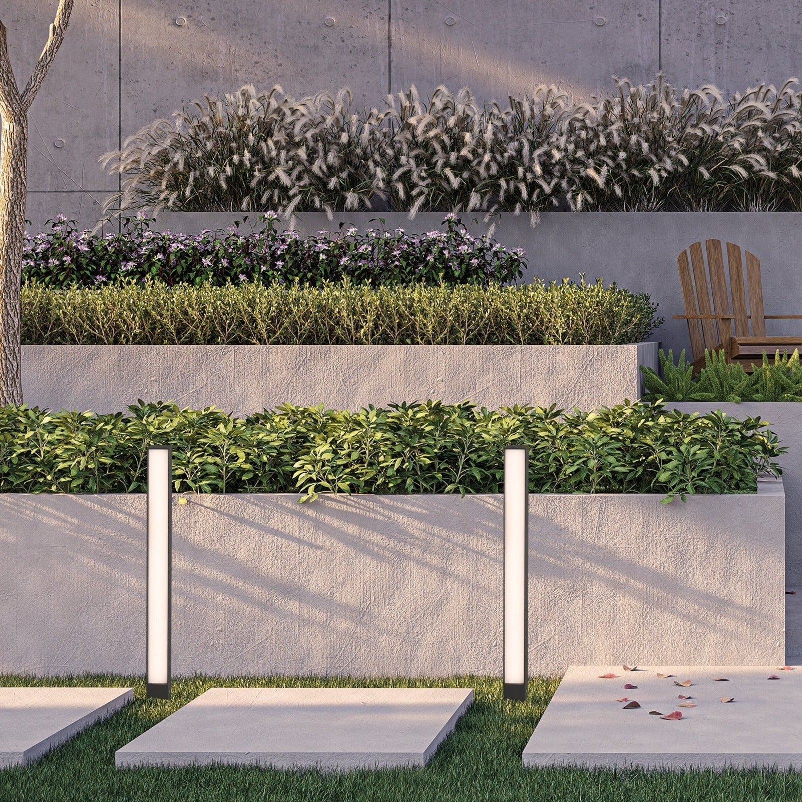 ACB Adhara Baliza 2080 Antracita Texturado, LED 6W 3000K 830lm, CRI80 IP65, LED integrado H2080000GR