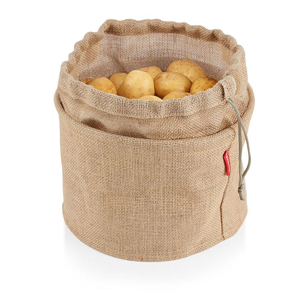 Tescoma Saco para verduras de yute 8,5 l - Almacenamiento de ajo, cebolla, patatas
