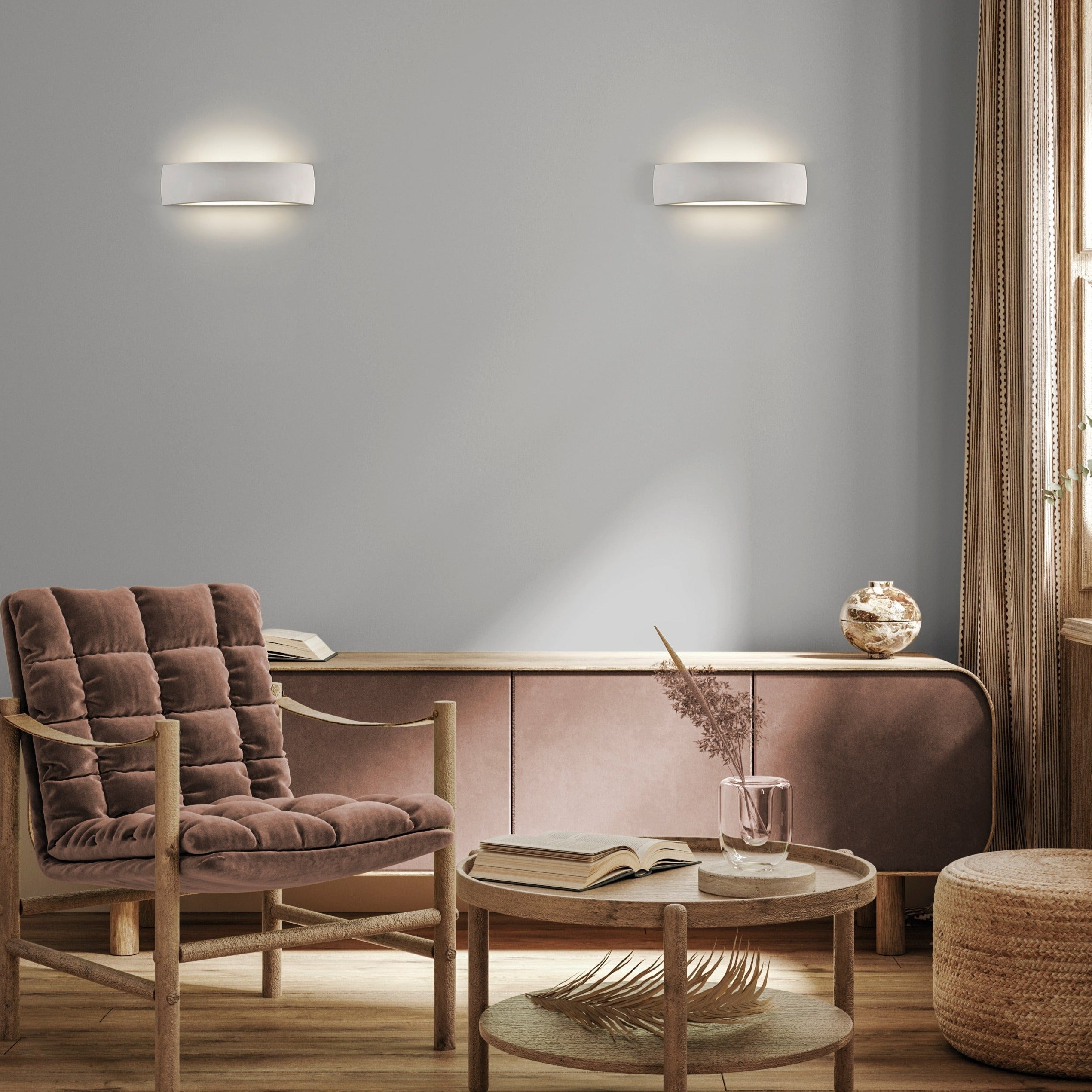 ACB Alba Aplique 16/3386-30 Blanco, LED E14 9W, A33861B