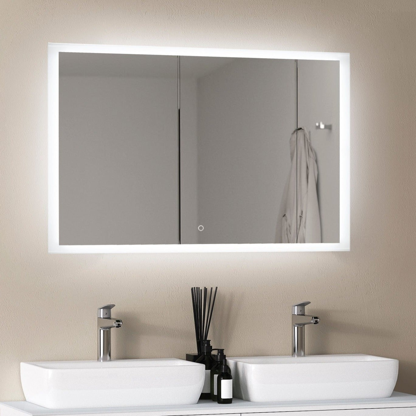 ACB Amanzi Espejo . LED interruptor táctil A359600LP