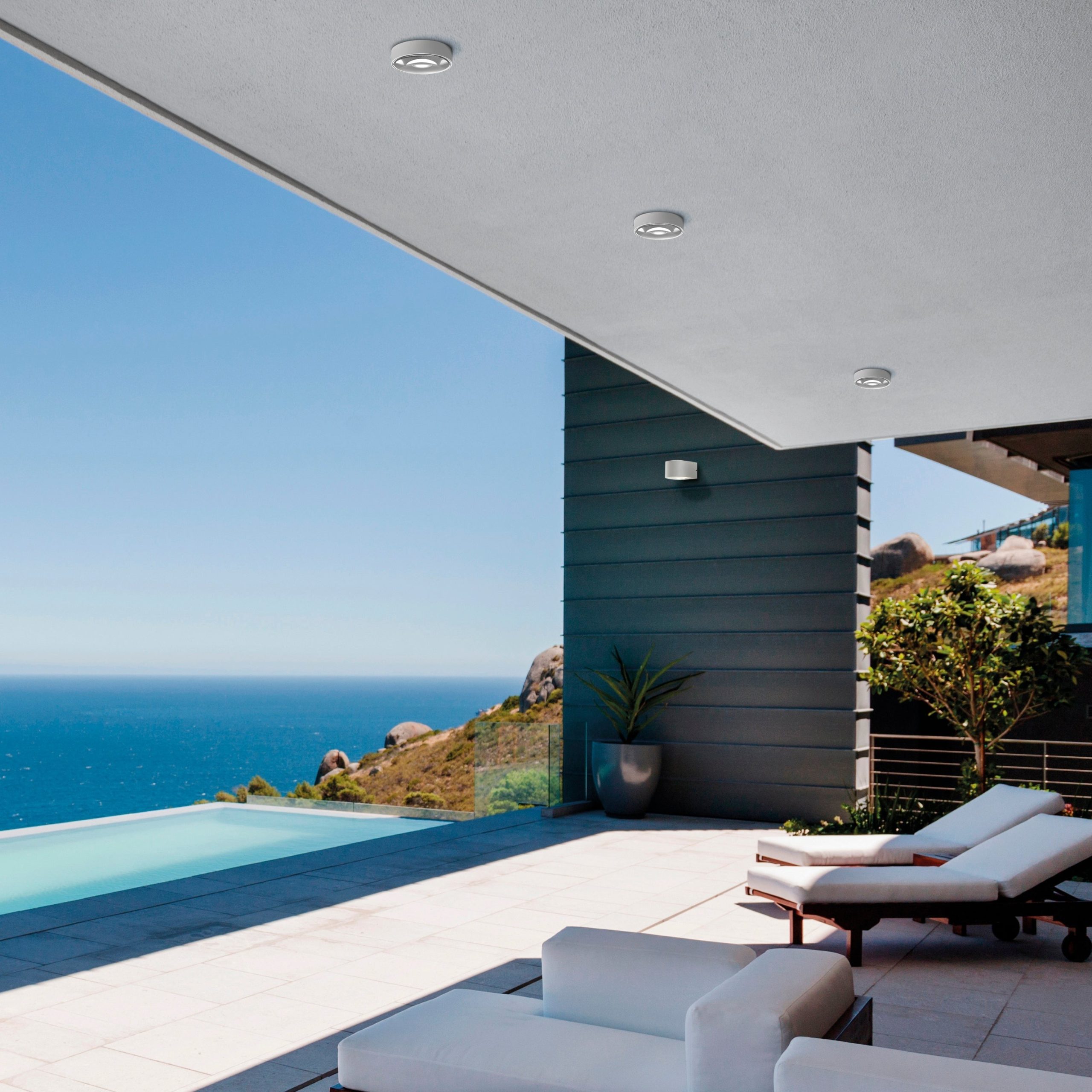 ACB Ania Plafón 2060 Blanco Texturado, LED 6W 3000K 495lm, CRI80 IP65 P2060000B