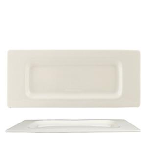 SUMMA Valet Gourmet Rabanera 30x13 cm, Vitro Porcelana, Color Marfil, Colección Valet Gourmet (6 Unidades)