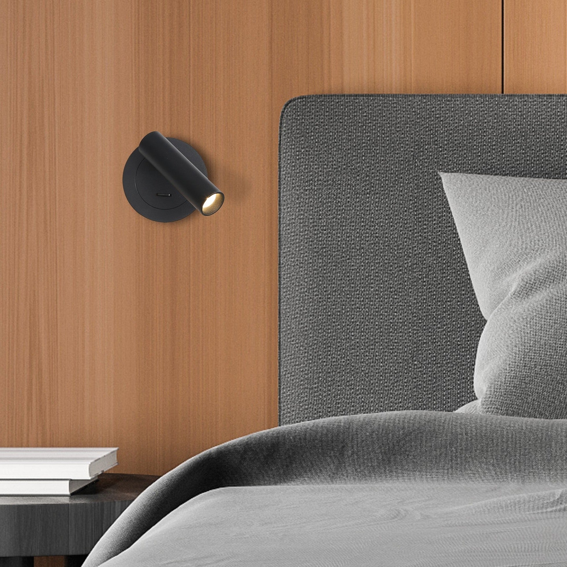 ACB Atria Empotrable 16/3925 Negro Texturado, LED 3W 3000K 315lm, CRI90 , LED integrado, Con interruptor, Orientable E3925000N