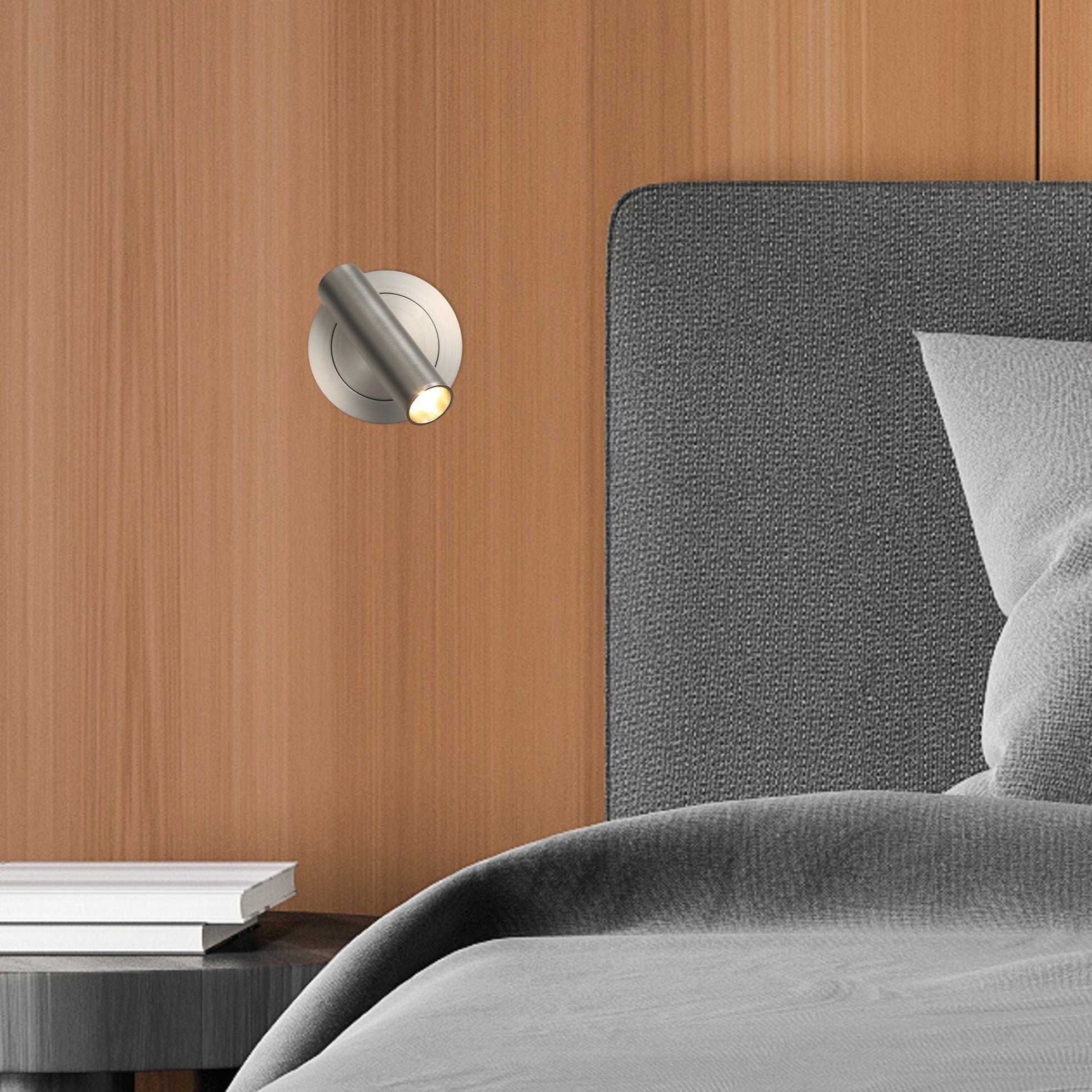 ACB Atria Empotrable 16/3925 Níquel Mate, LED 3W 3000K 315lm, CRI90 , LED integrado, Con interruptor, Orientable E392510NM