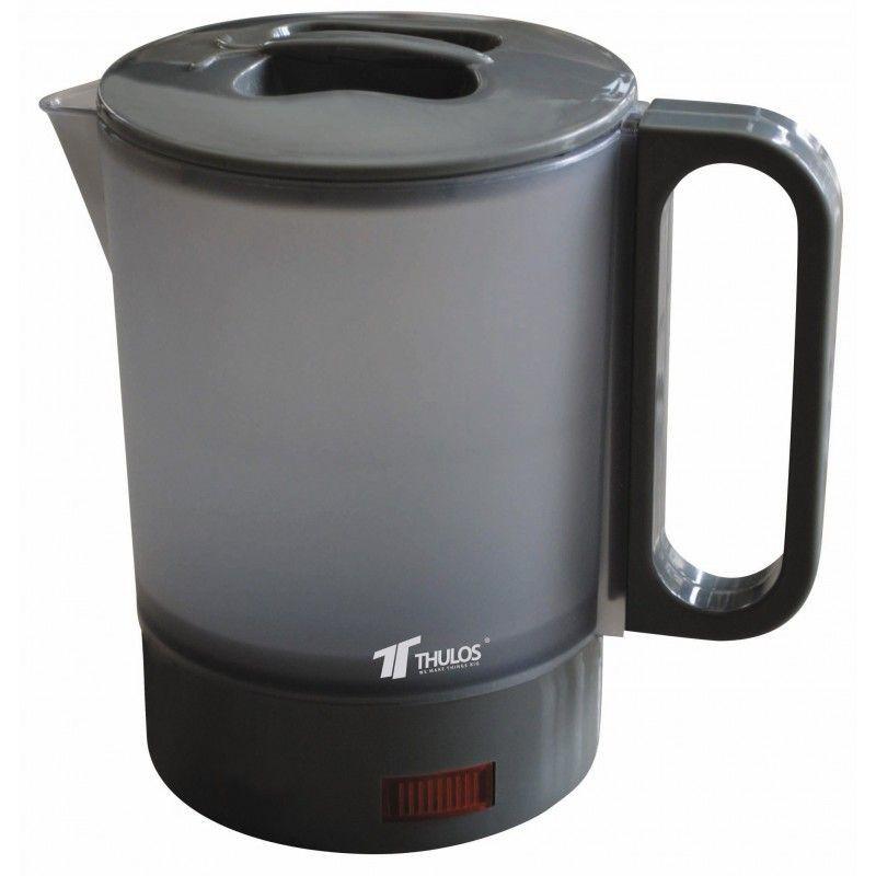 Thulos Hervidora de Agua para Viaje 0.5 L con Cable Integrado, Resistencia de Acero Inoxidable y Apagado Automático