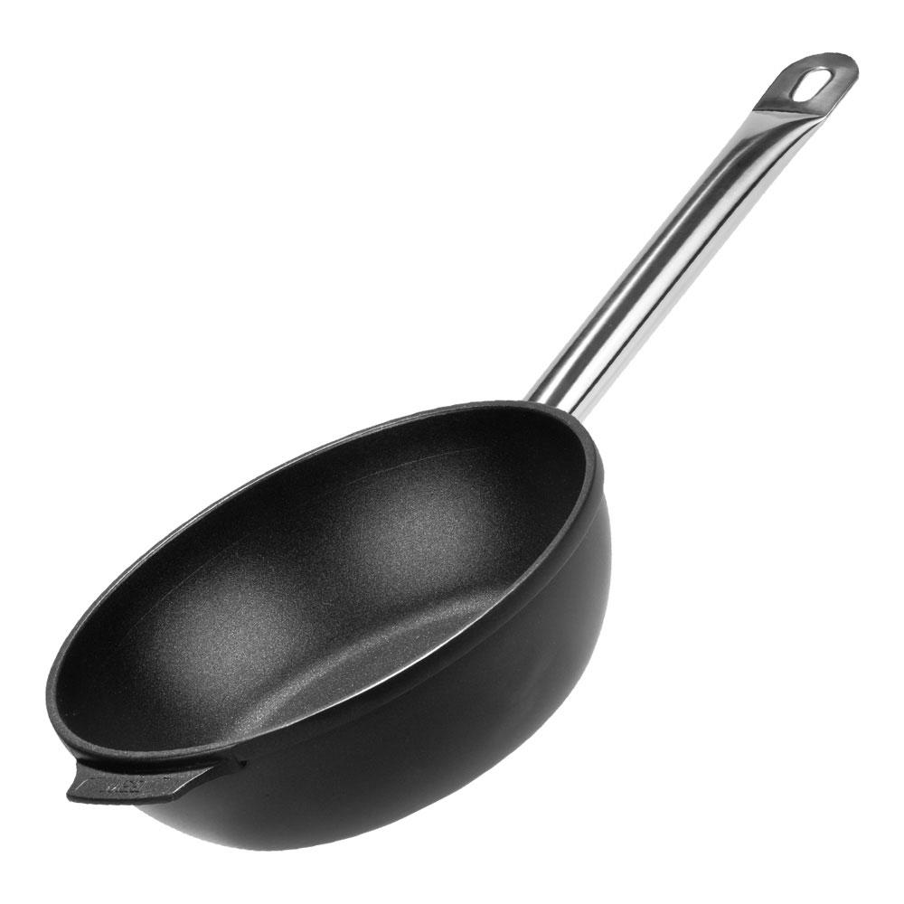 GSW Sartén Alta Inducción Aluminio Fundición 24 cm Colección Titanium Multicocina Apta Horno y Lavavajillas Pack 6 Unidades