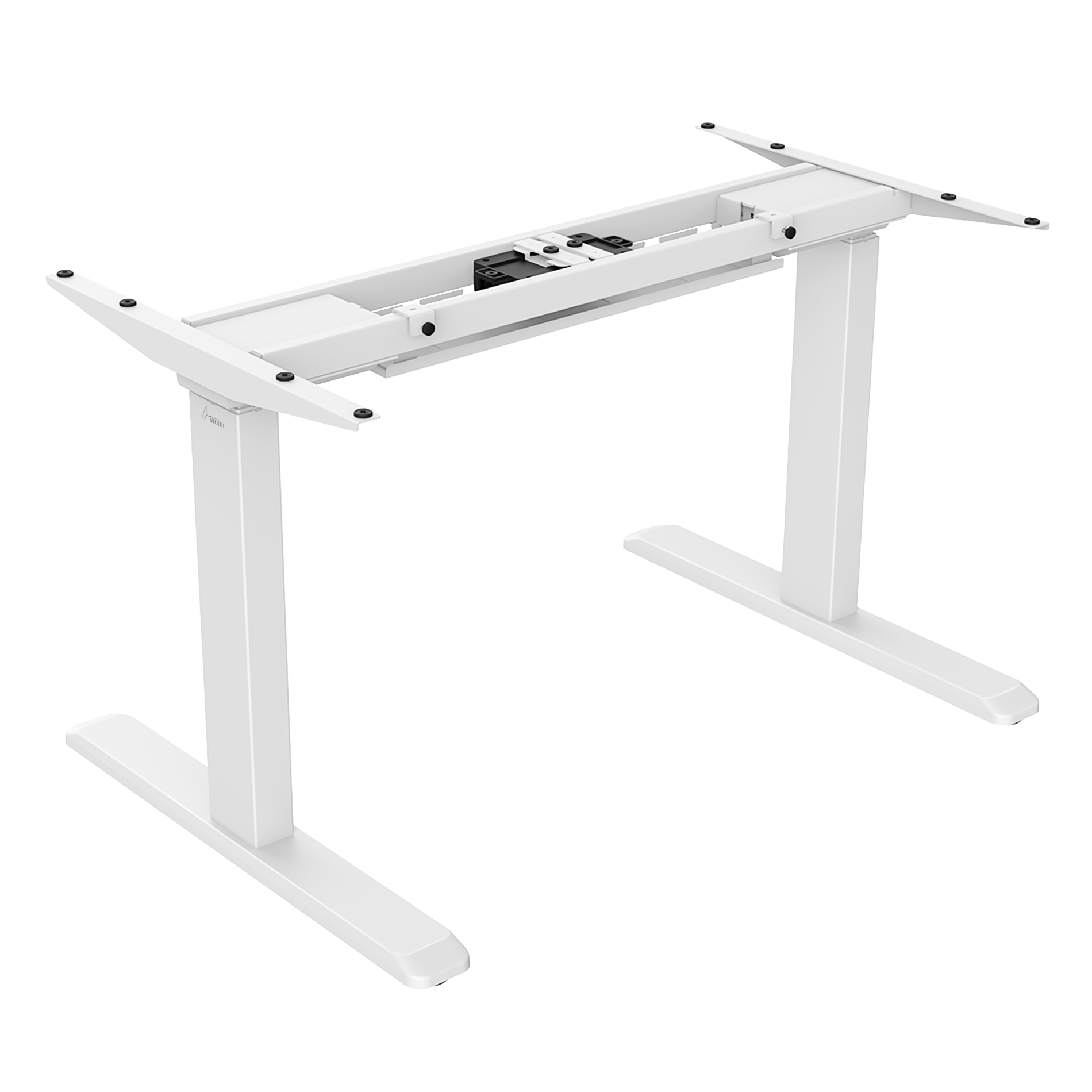 Phoenix technologies Signa Estructura Ajustable Para Escritorio Doble - Versátil y Modular, Ajuste en Altura 62-128 cm, Soporta hasta 120Kg