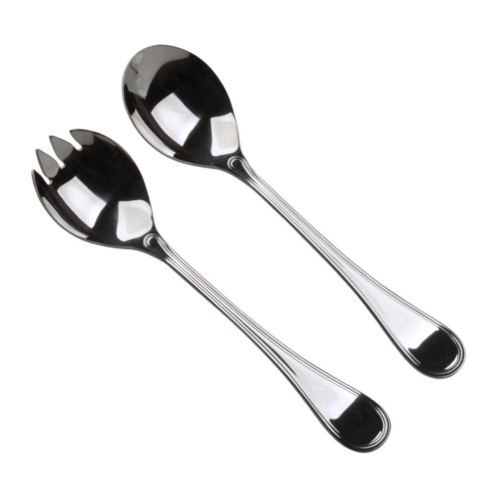 Herdmar Cubiertos para Servir Ensalada Colección Zorba Acero Inoxidable