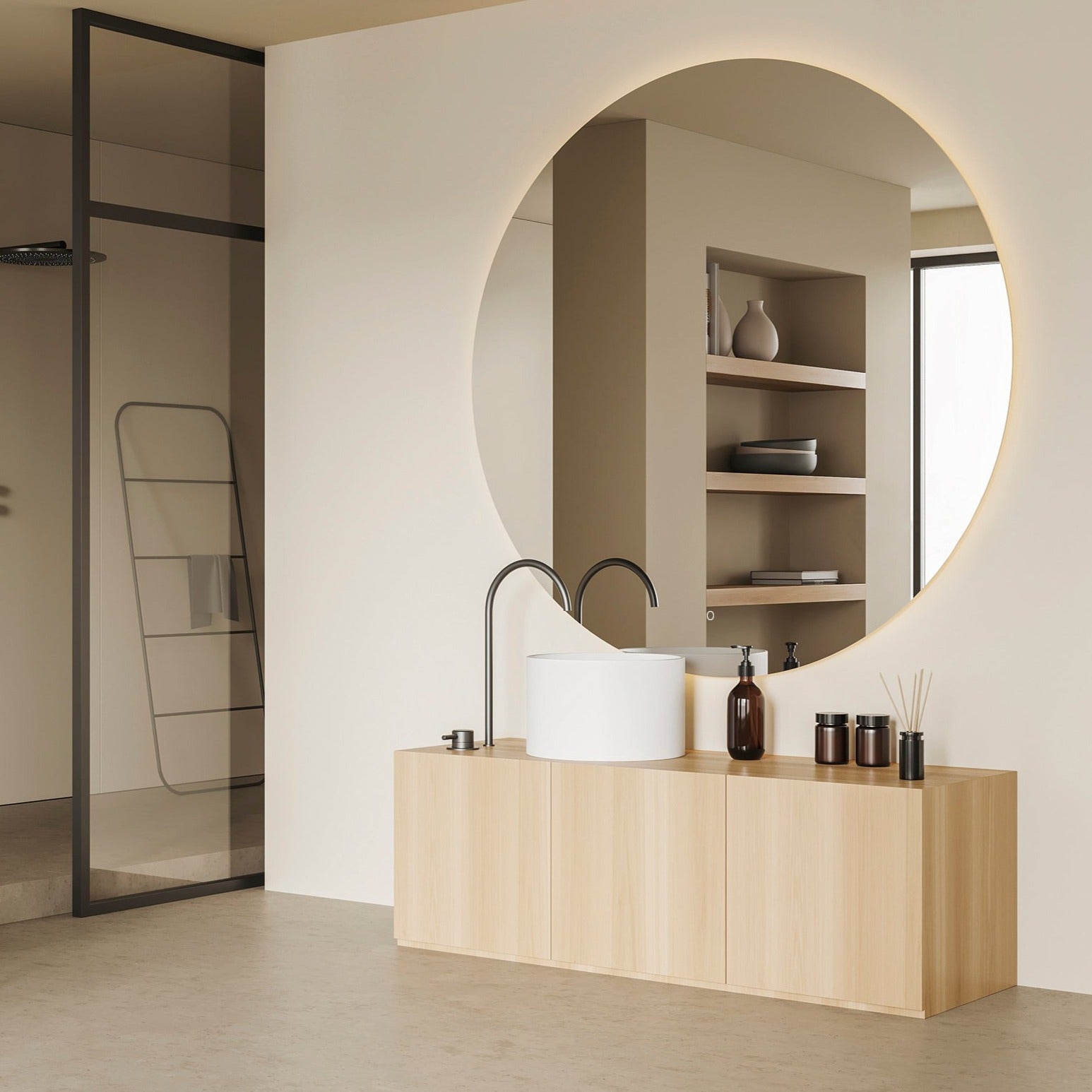 ACB Bari Espejo LED interruptor táctil A379920LB