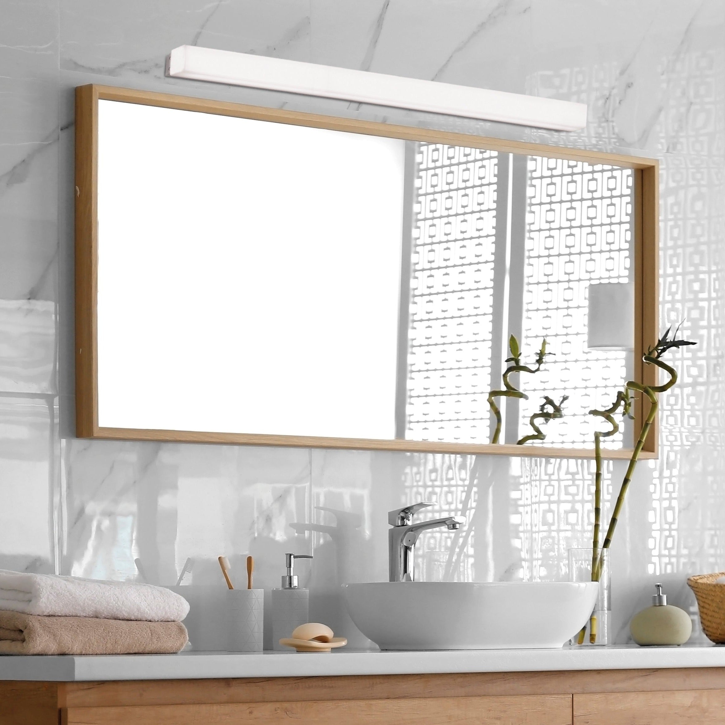 ACB Box Aplique 16/3200-60 Plata, LED 10.5W 4000K 800lm, CRI90 I IP44, LED integrado A32001C