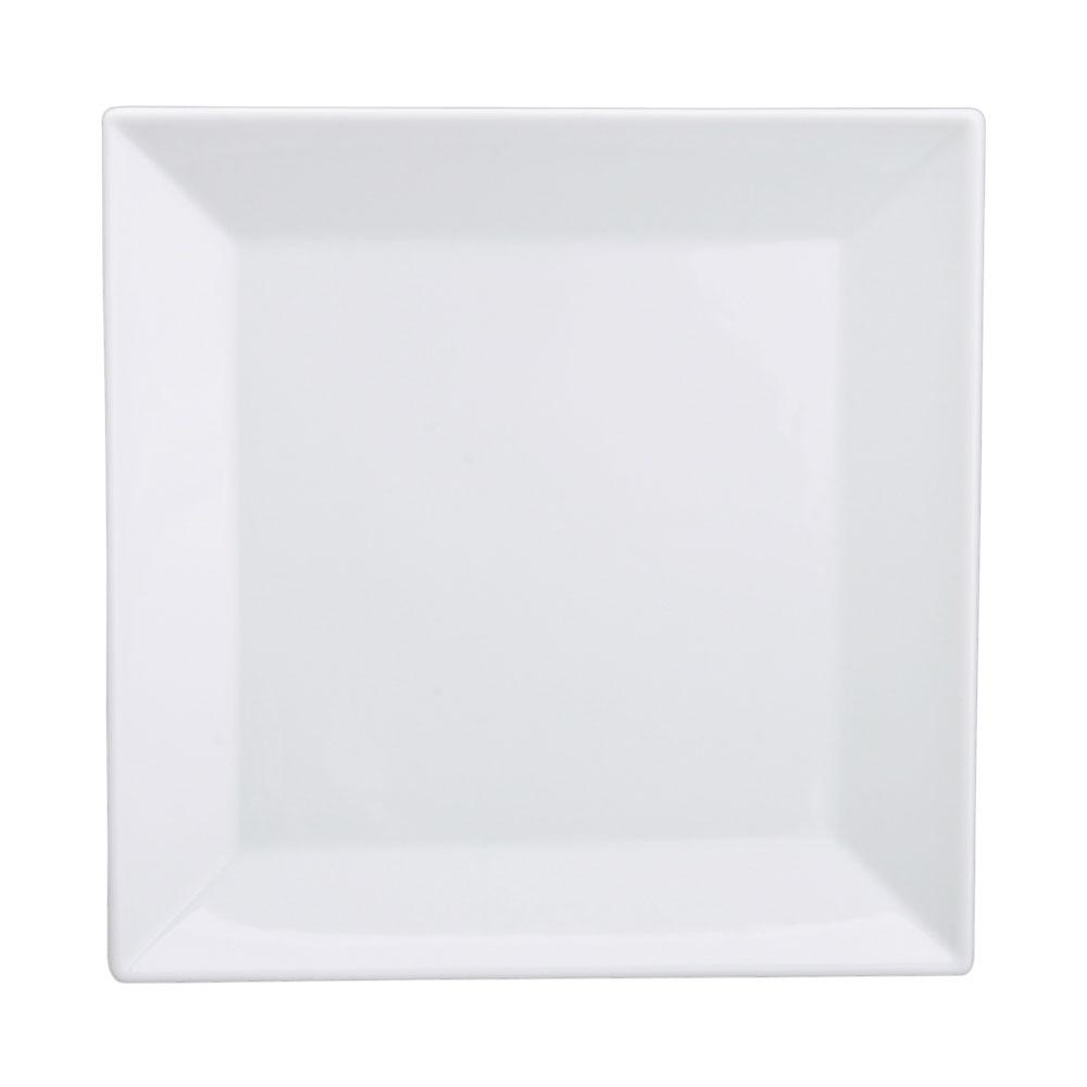 Avet Plato Llano de Porcelana Colección Square 25x25 cm - Set de 6 Unidades