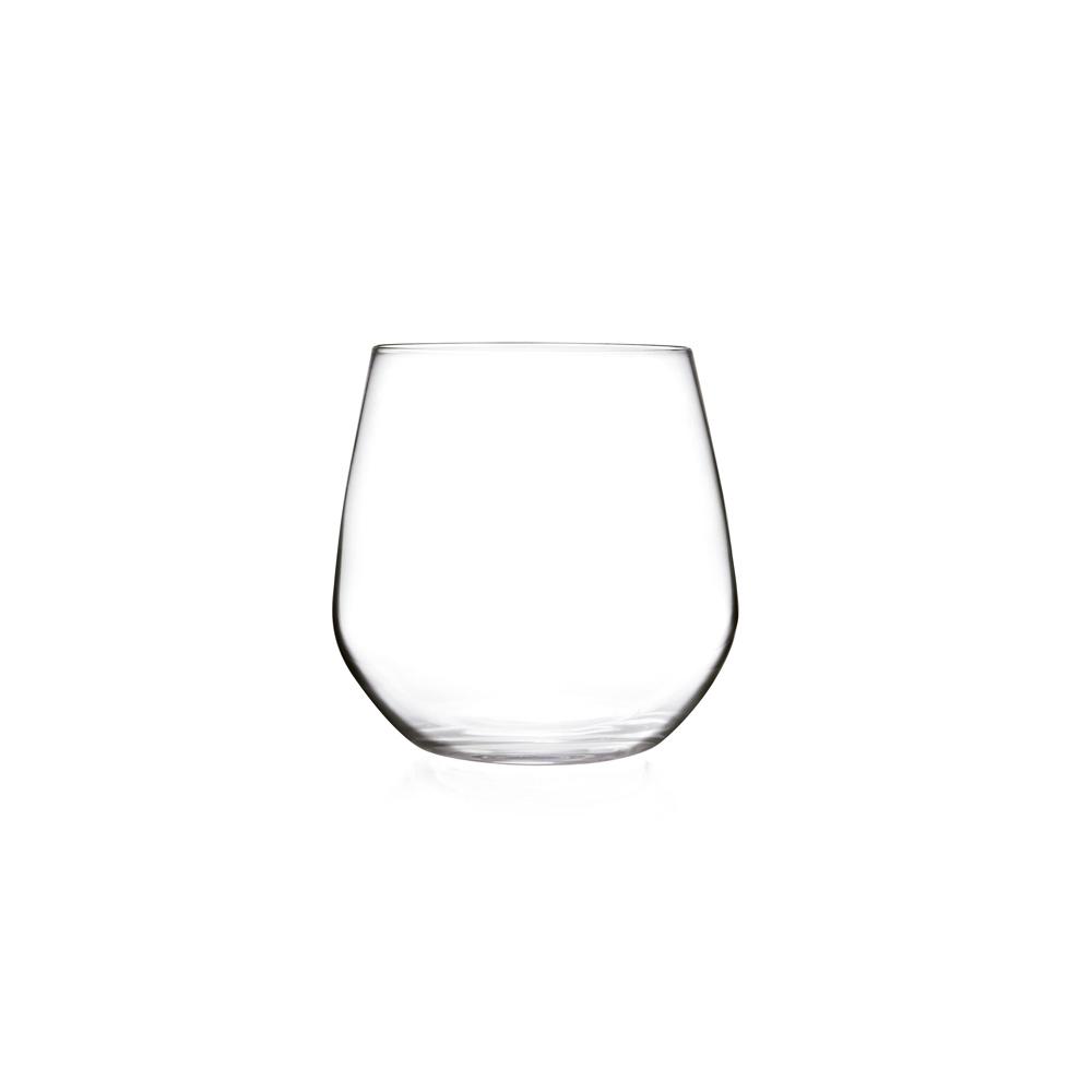 RCR Cristalleria IT Vaso Aria 380 Ml, Set 6 Unidades, Cristal LUXION® Ultra Transparente, Resistente, Eco-Cristal, Apto Lavavajillas