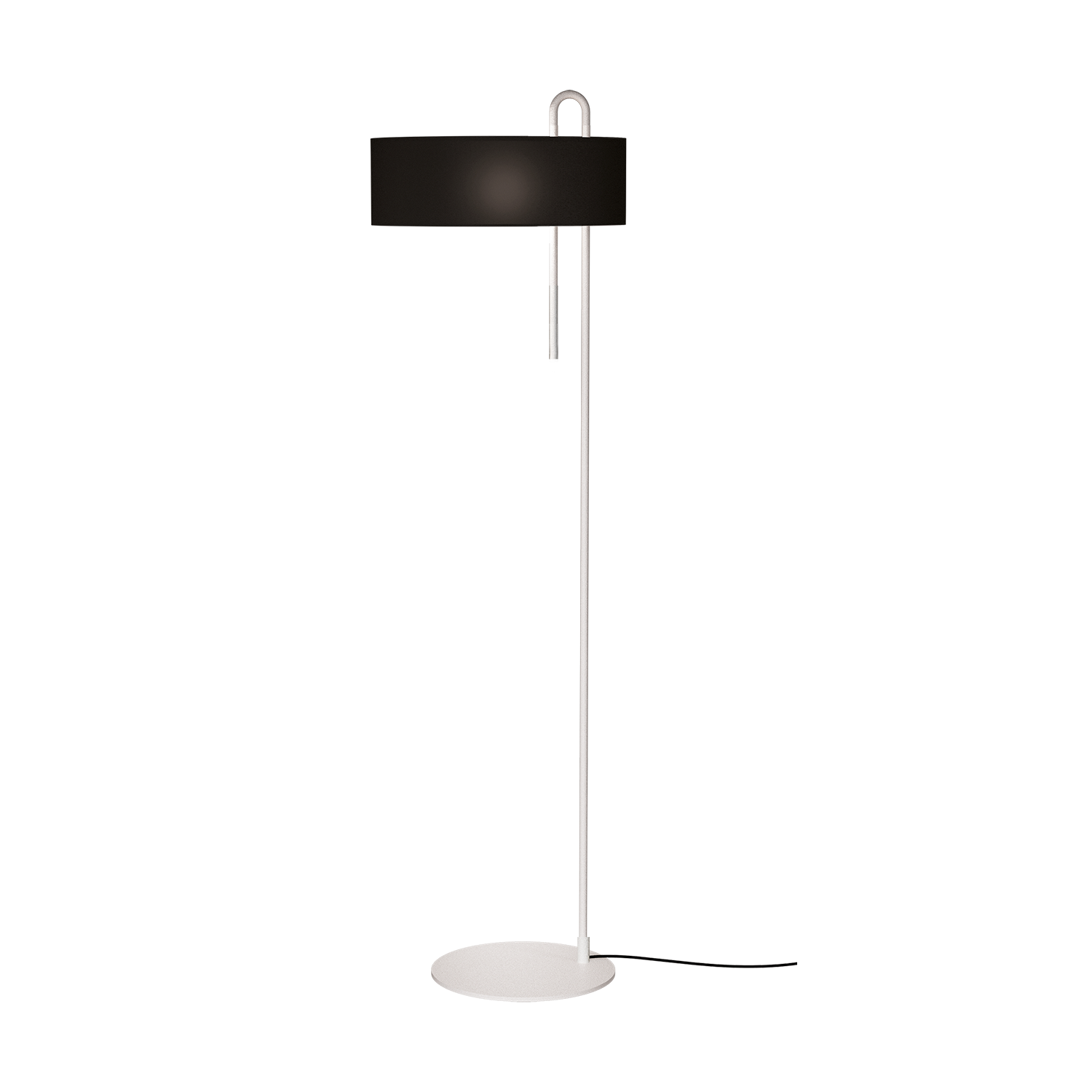 ACB Clip Lámpara de pie blanco /negro LED E27 I H8178081BN