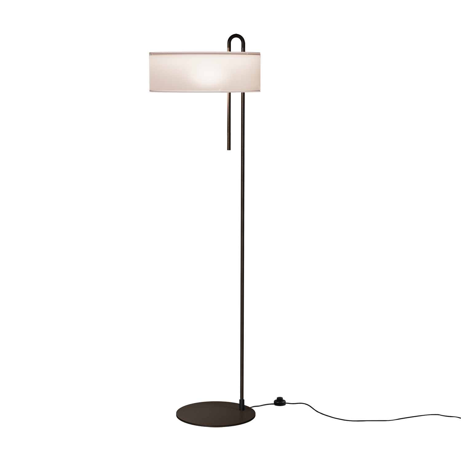 ACB Clip Lámpara de pie LED negro y blanco E27 H8178081NB