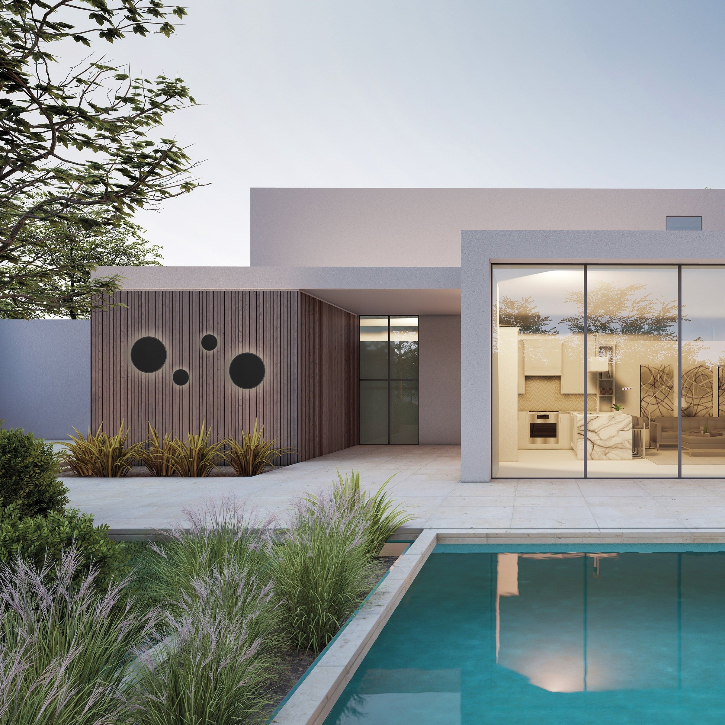 ACB Combo Aplique 16/3966-20 Negro Texturado, LED 10W 640lm, CRI90 IP65, LED integrado, Kelvin 2700K-3000K Slide Switch A3966070N