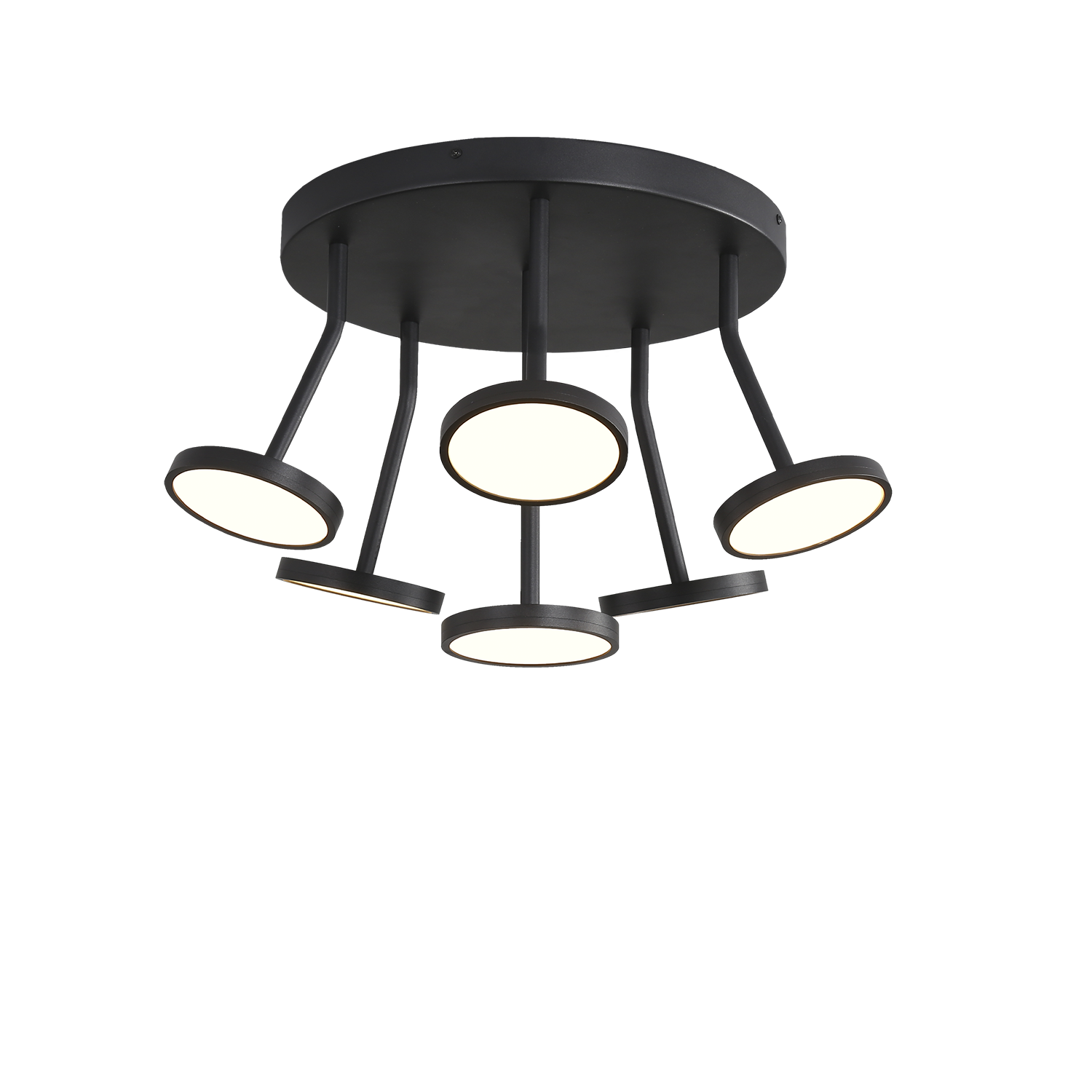 ACB Corvus Plafón negro LED 6x LED P3945000N