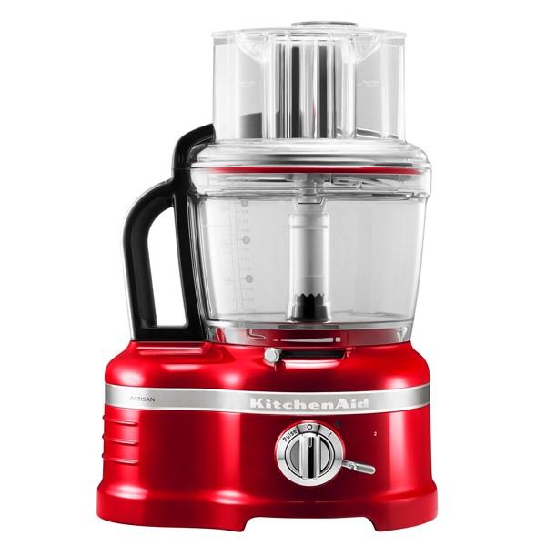 Kitchenaid 5KFP1644 Procesador de Alimentos 4L Rojo Manzana, Sistema de Corte Ajustable, 2 Velocidades