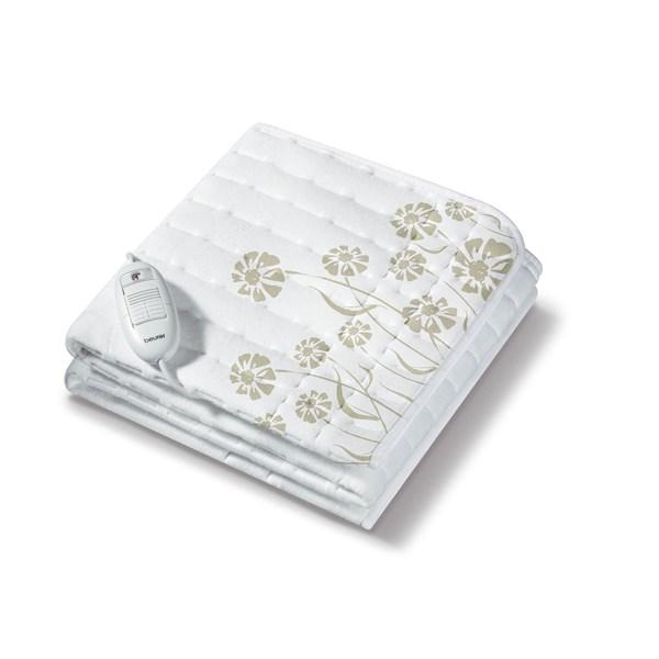 Beurer TS-23 Calientacamas Eléctrico Individual con 3 Niveles de Temperatura, Forro Polar