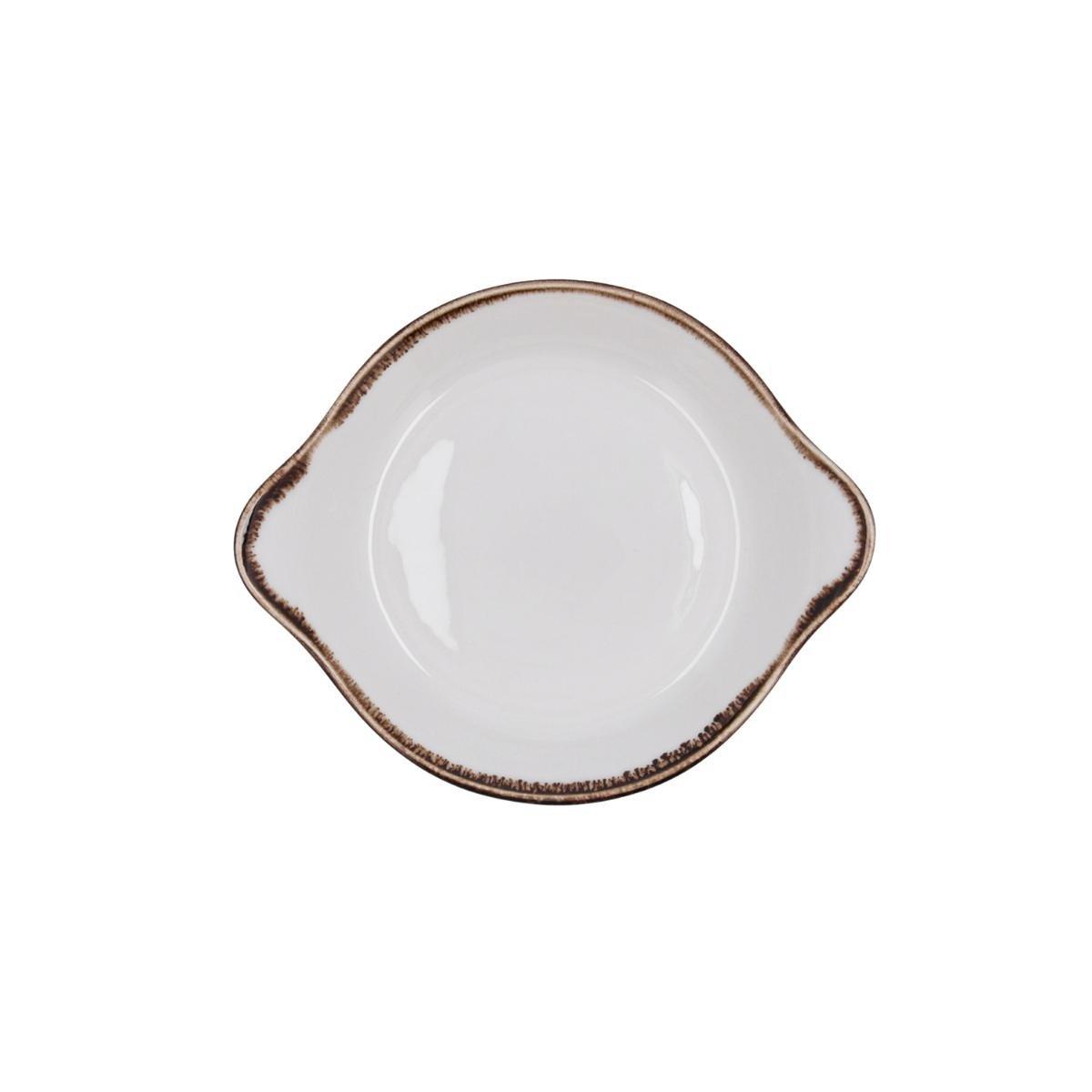 Bidasoa Orion Hydrozero Bandeja Presentación Porcelana 19 cm (6 Unidades) para Hostelería Profesional, Blanco Apilable y Resistente a Rayaduras