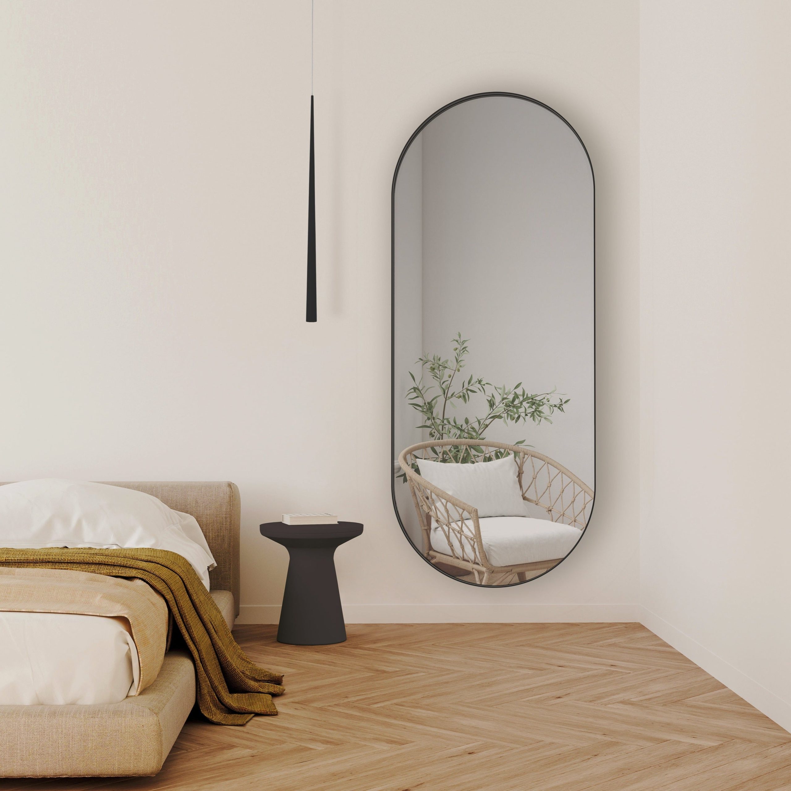 ACB Daniela Espejo 120x60cm negro A9755040N