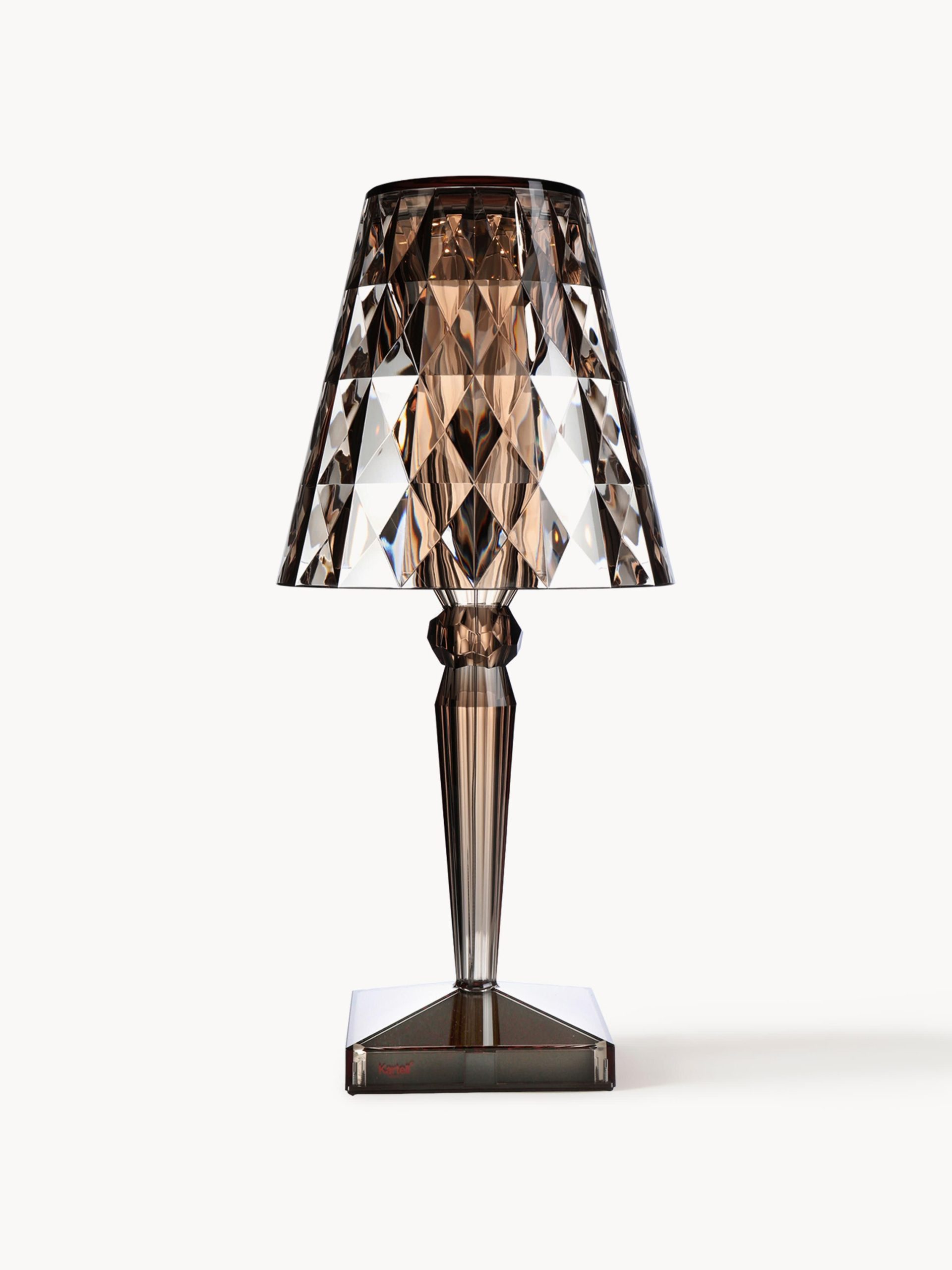 Lámpara de mesa LED regulable Big Battery, portátil, 37 cm