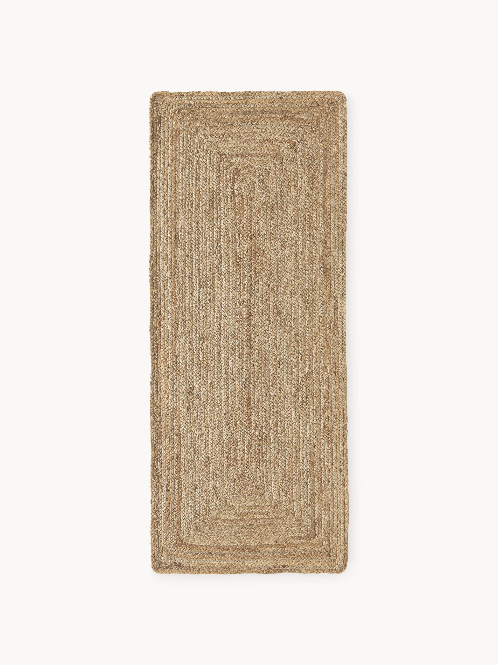 Alfombra corredor artesanal de yute Sharmila