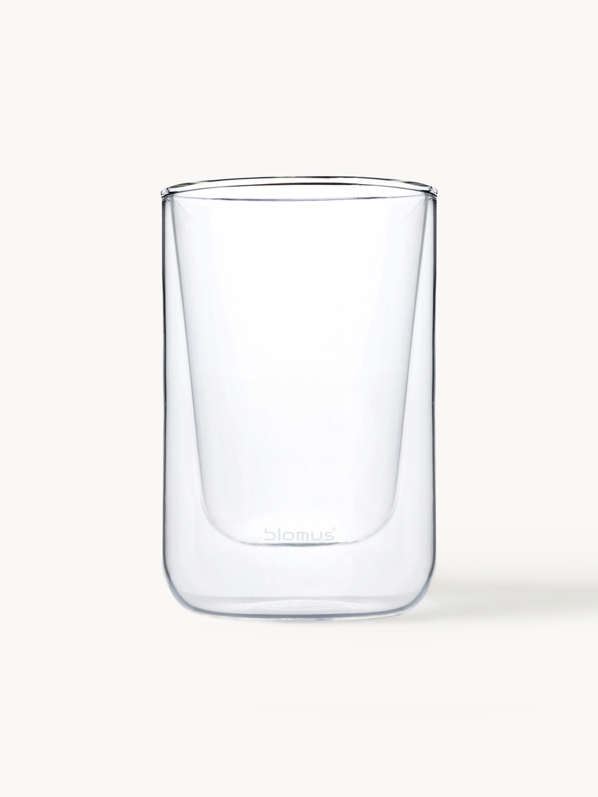 Tazas termo de vidrio de doble pared Nero, 2 uds.