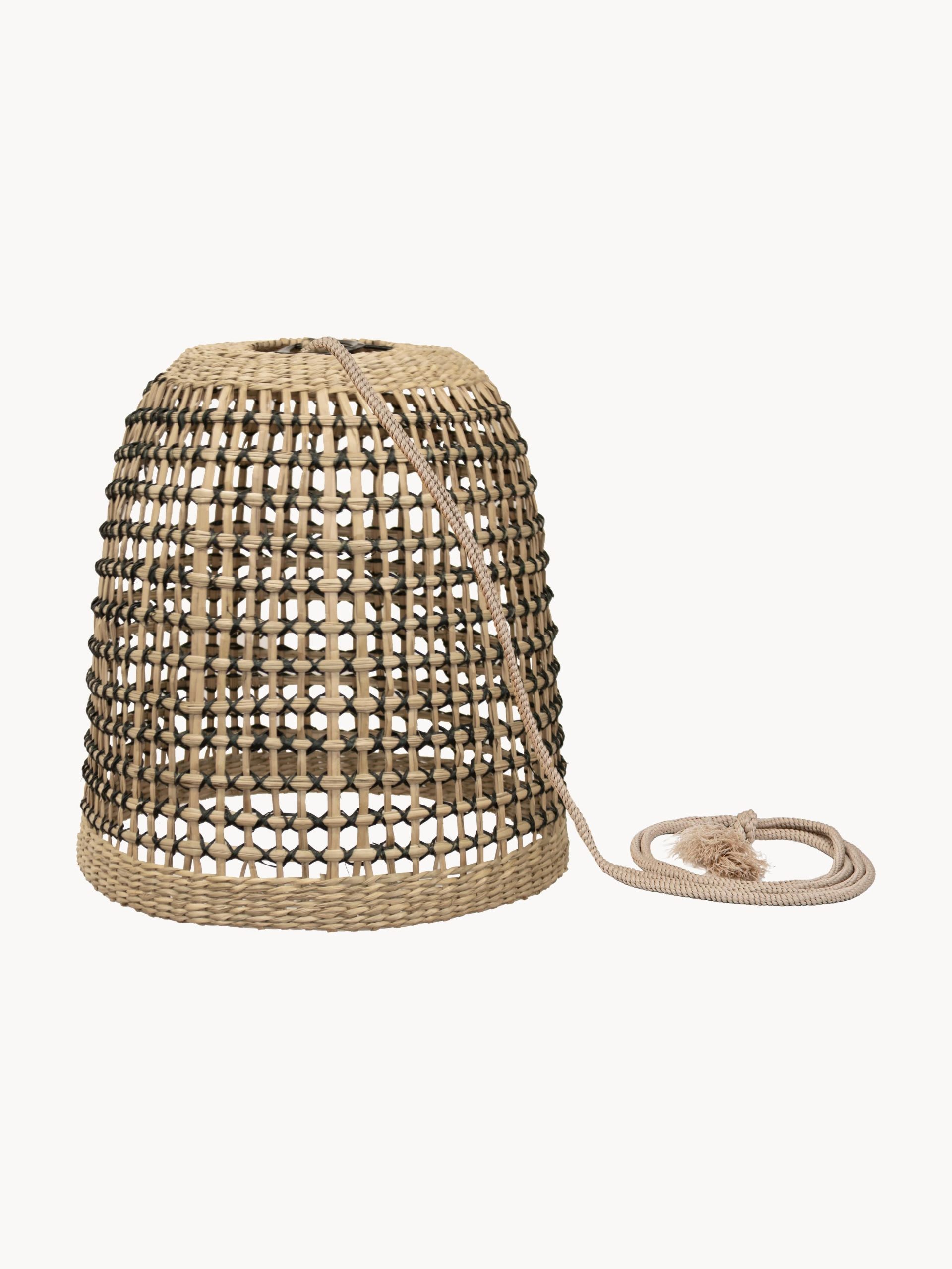 Lámpara de techo artesanal regulable LED Positano, portátil