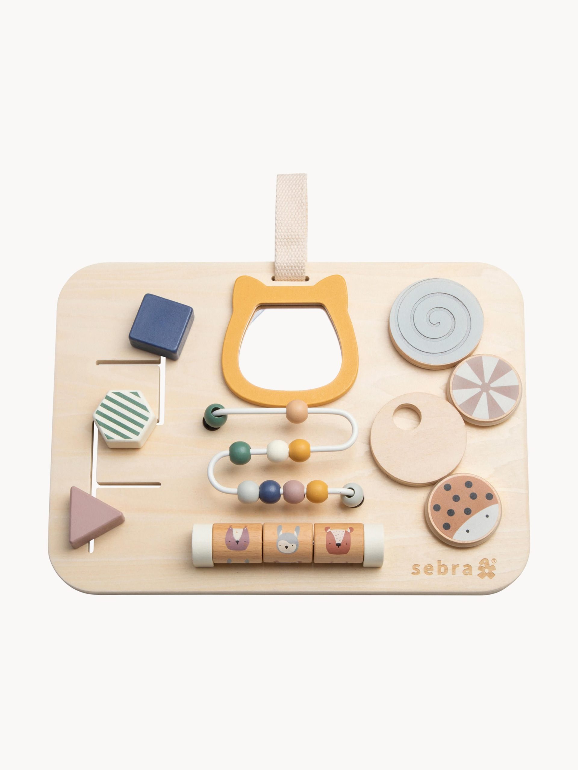 Juguete de actividades de madera de haya Woodland