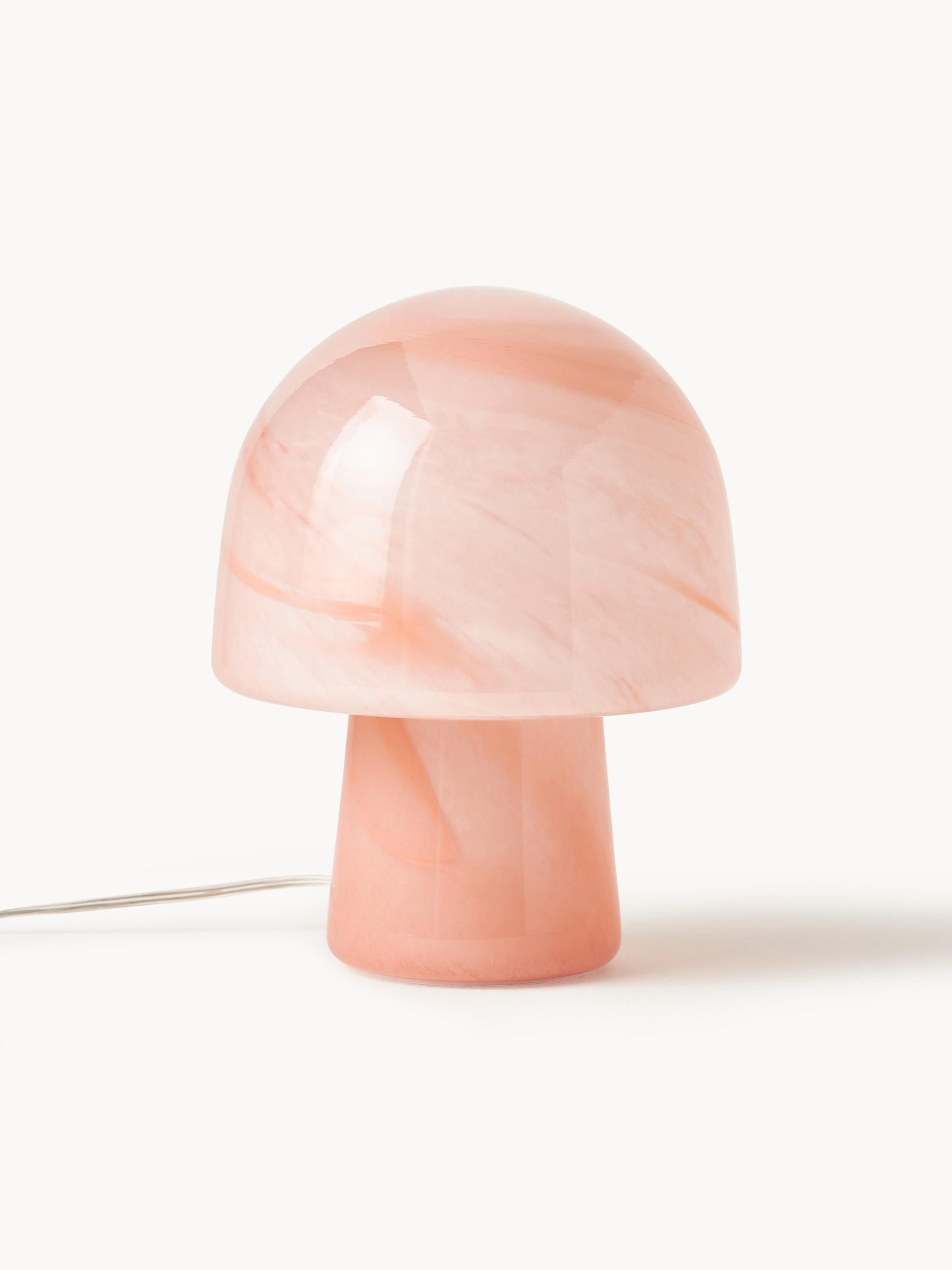 Lámpara de mesa pequeña efecto mármol Talia