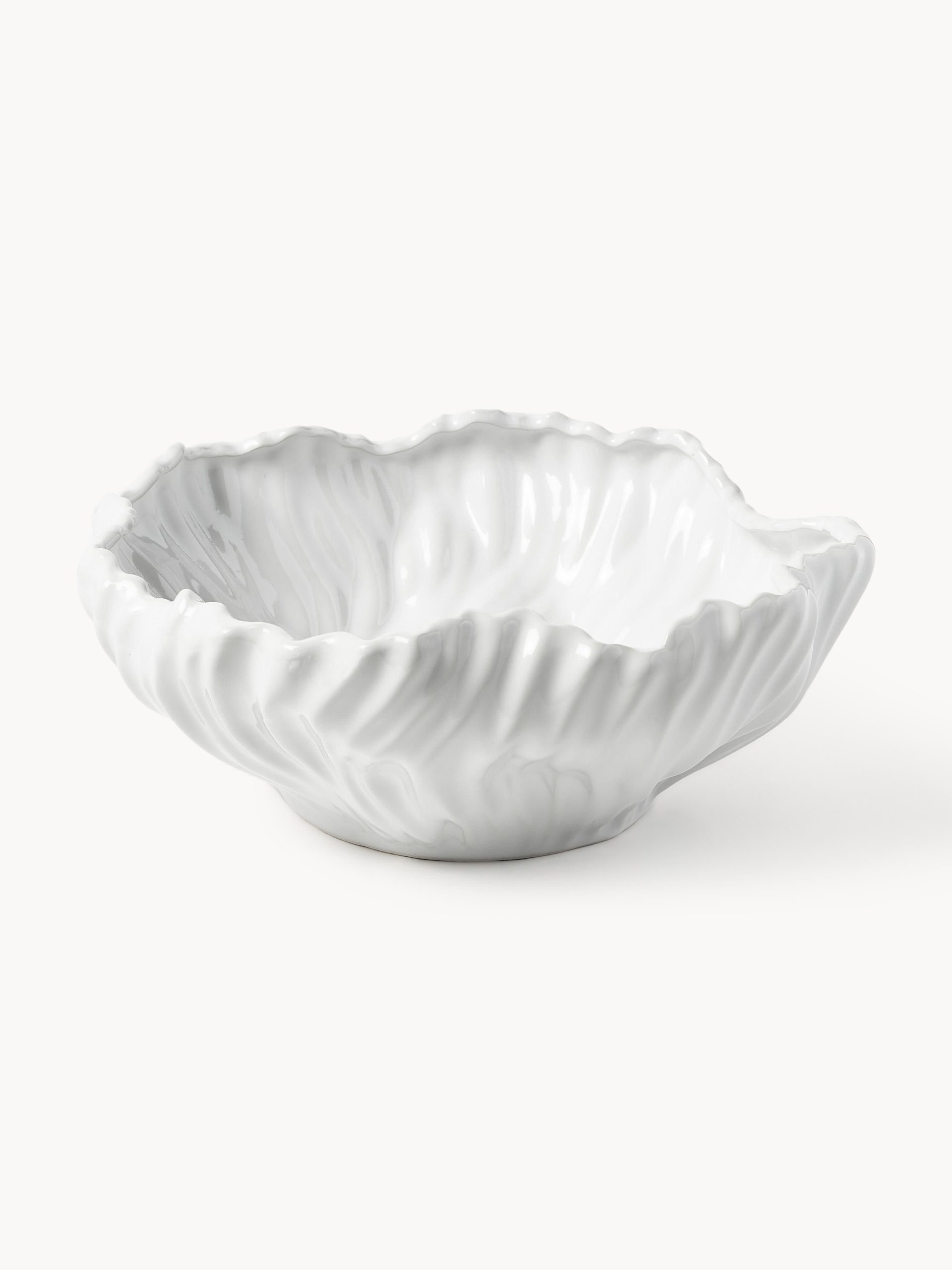 Bol decorativo con borde acanalado XL Milazzo