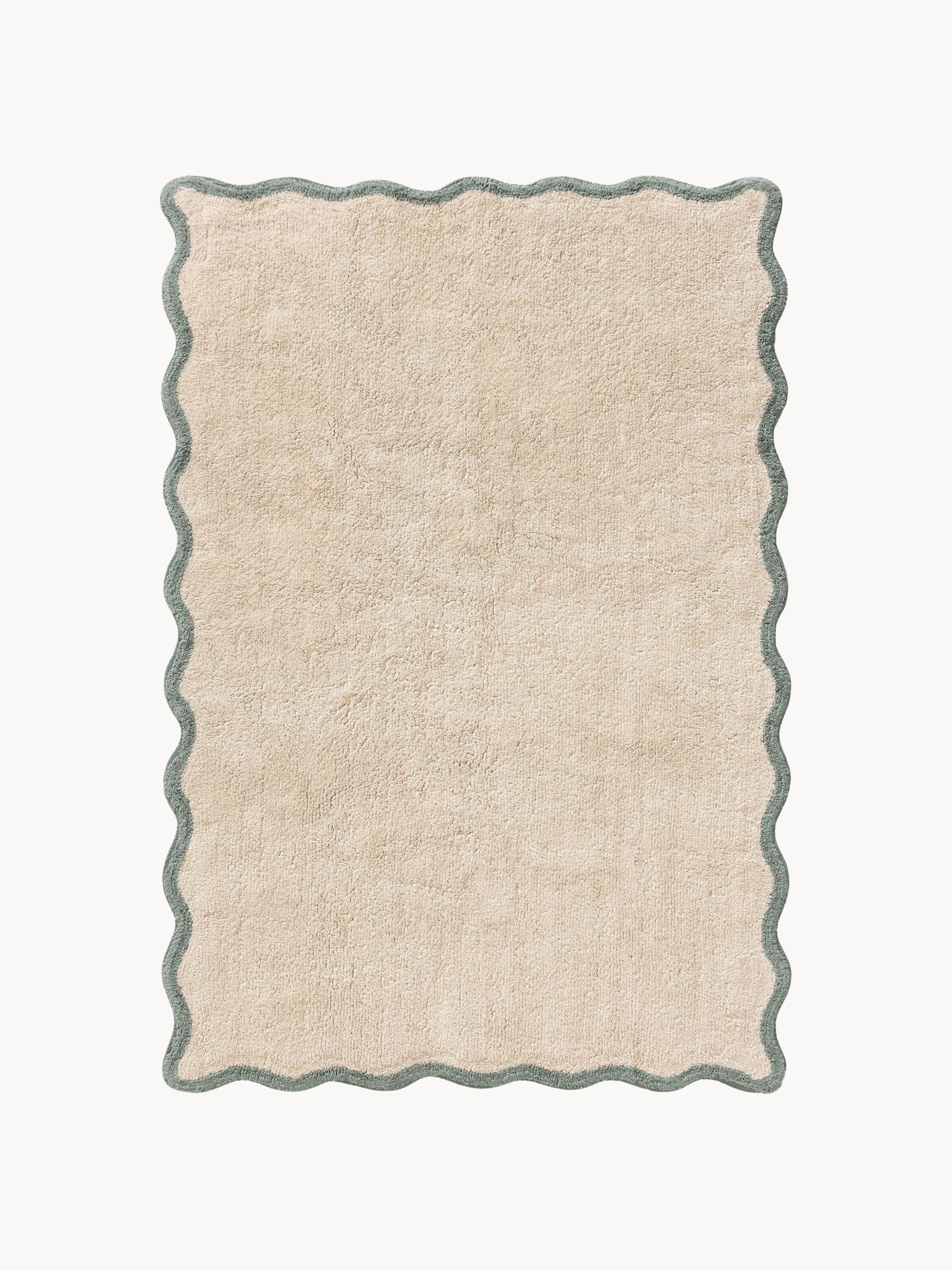 Alfombra infantil artesanal de algodón Lia, lavable