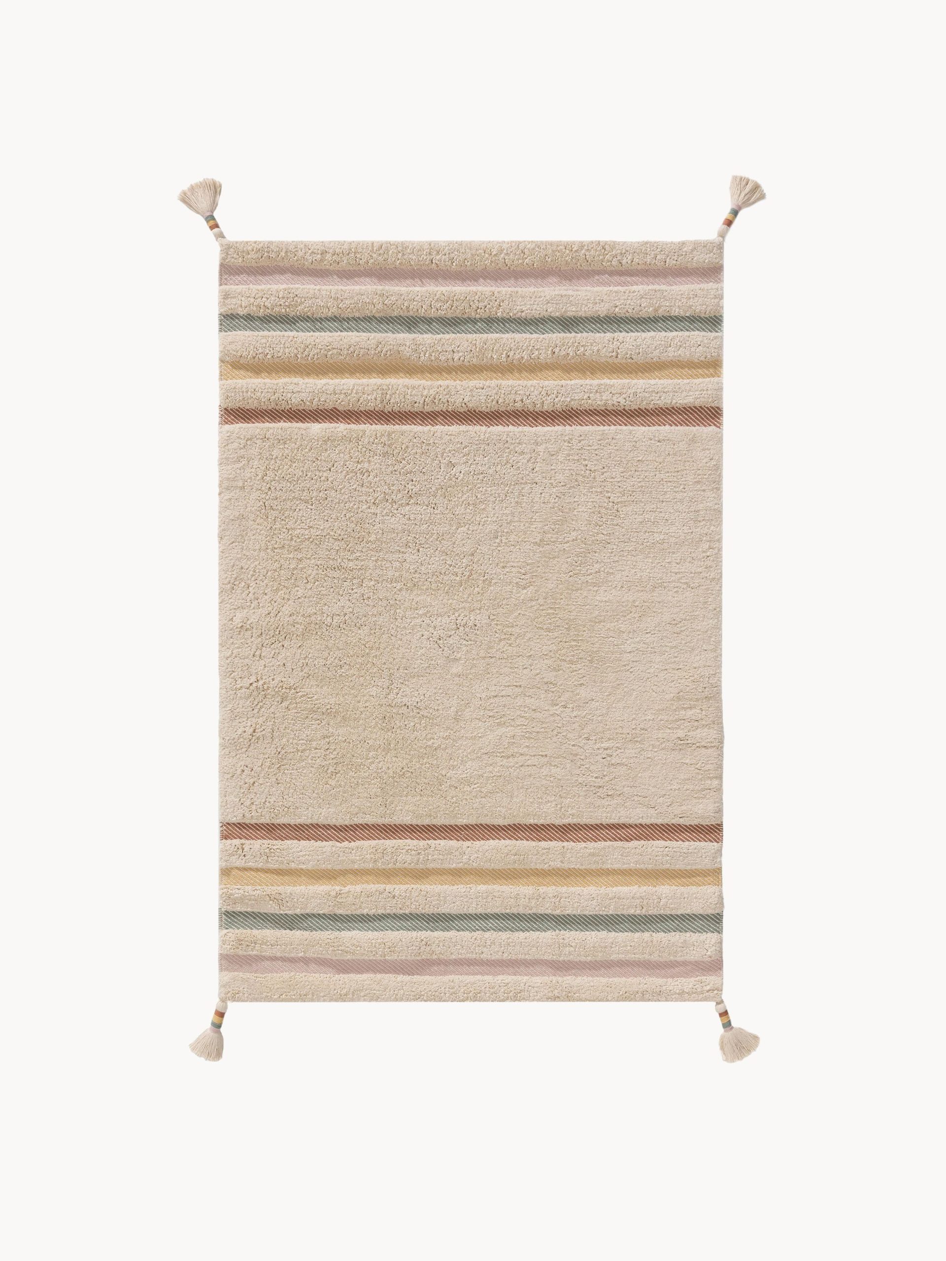 Alfombra infantil artesanal de algodón Lia