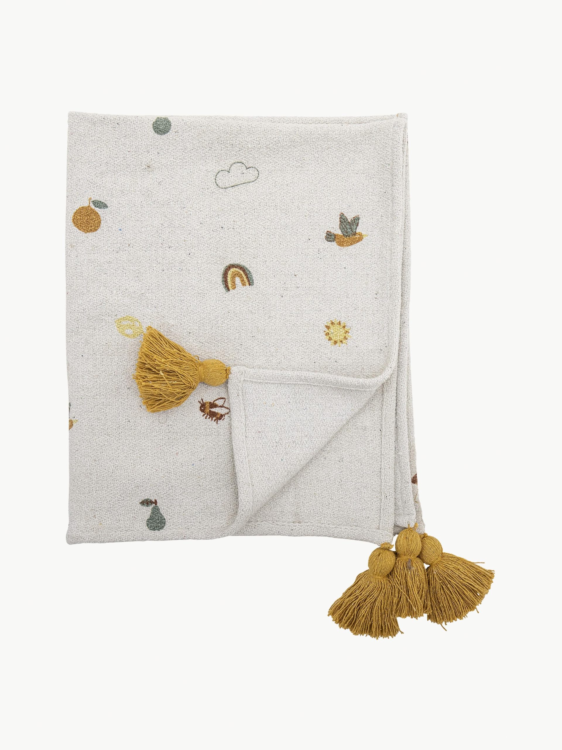 Manta infantil con borlas Agnes