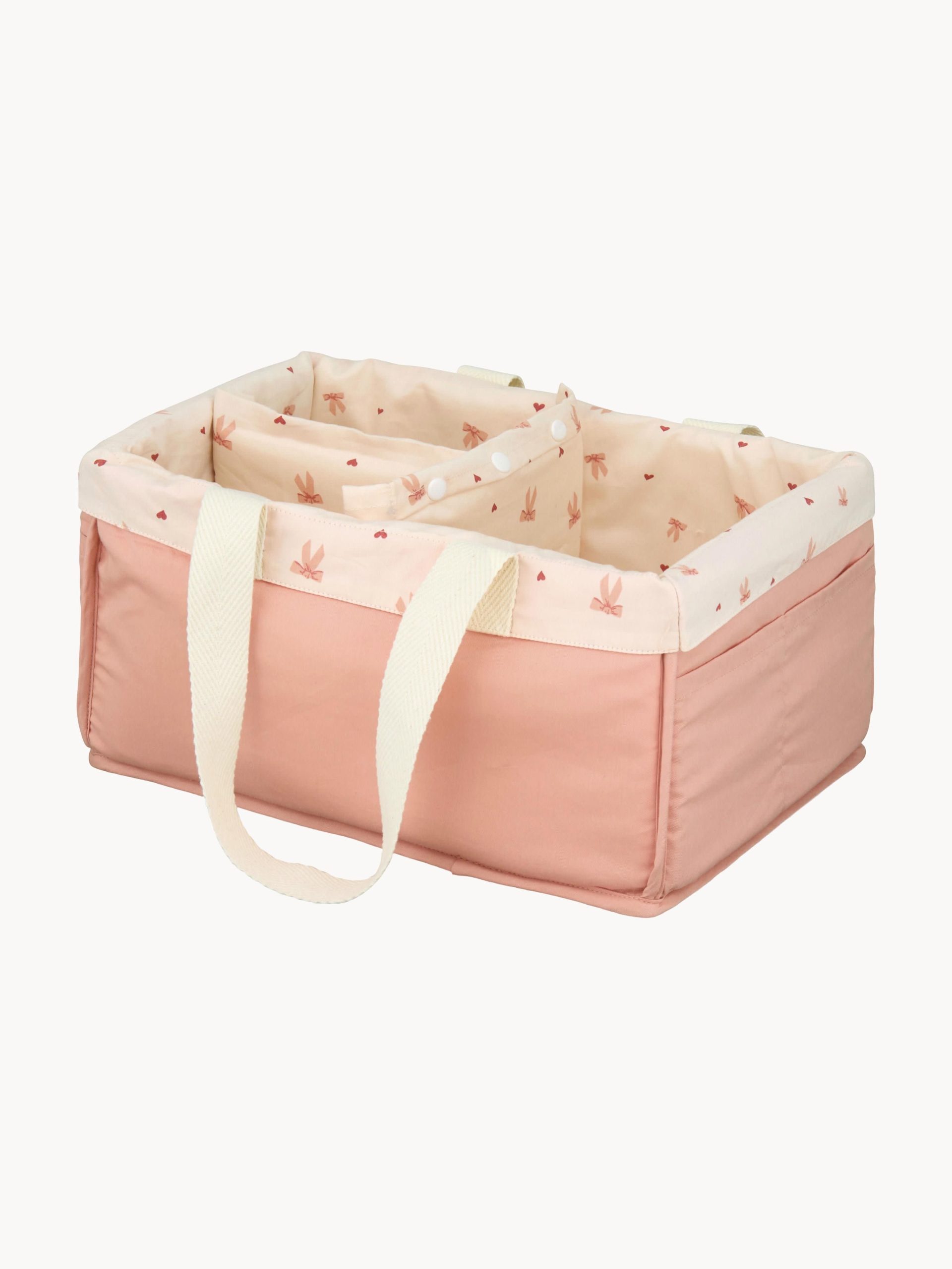 Cesta de algodón ecológico Bows