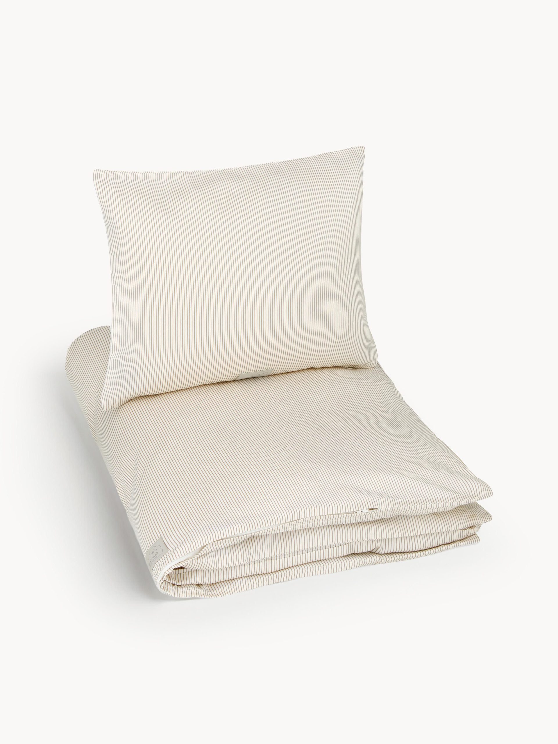 Ropa de cama infantil de satén Camel