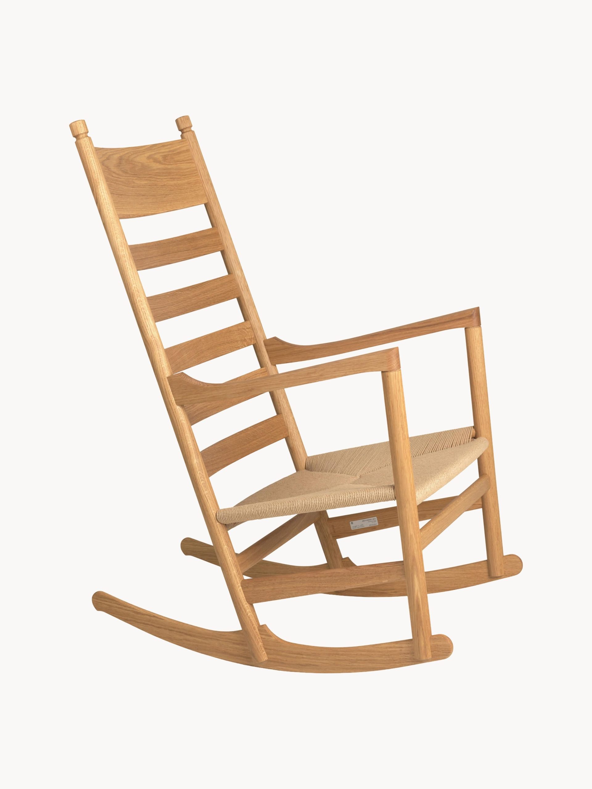 Mecedora de madera de roble CH45