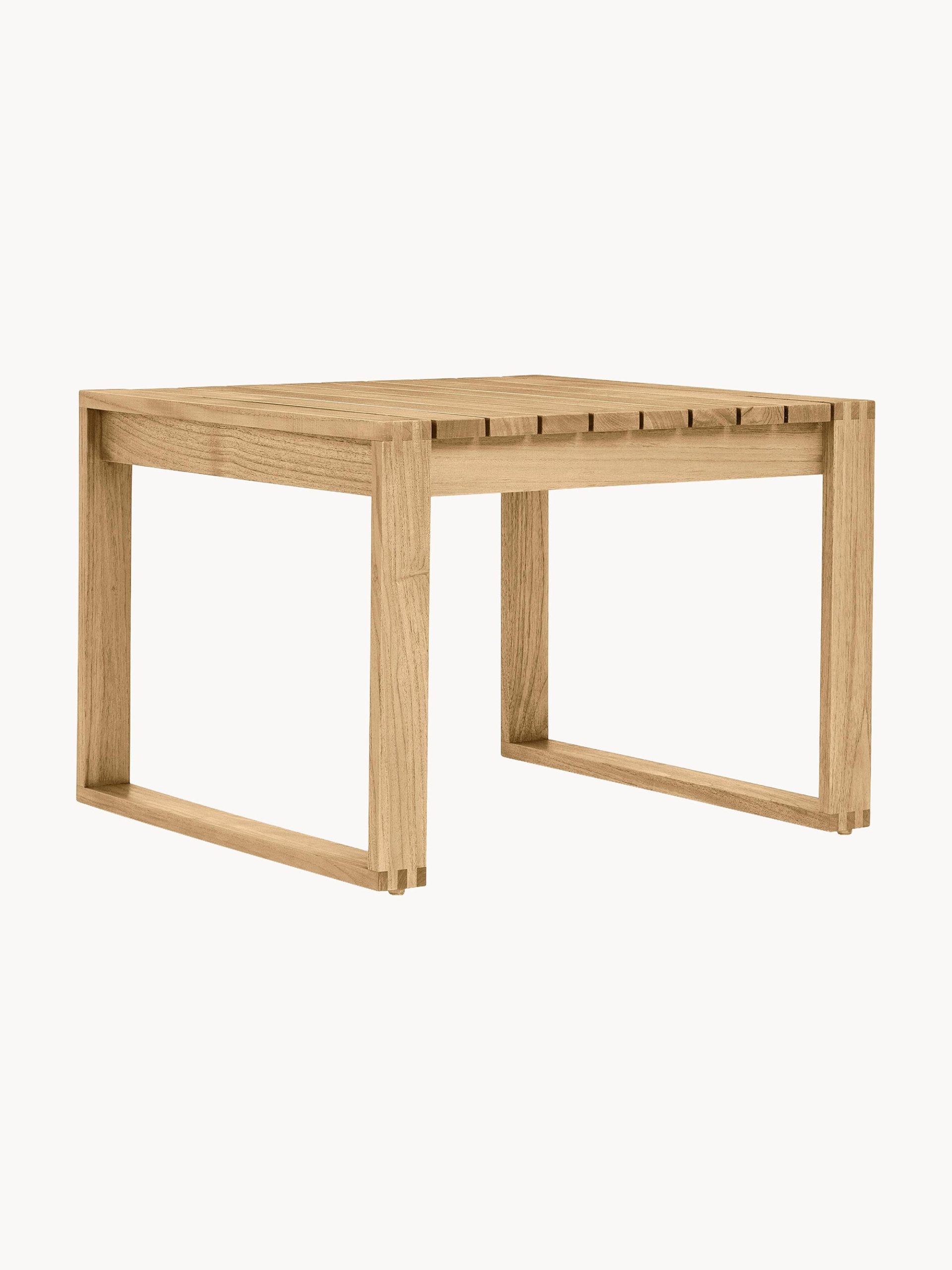 Mesa auxiliar para exterior de madera de teca BK16