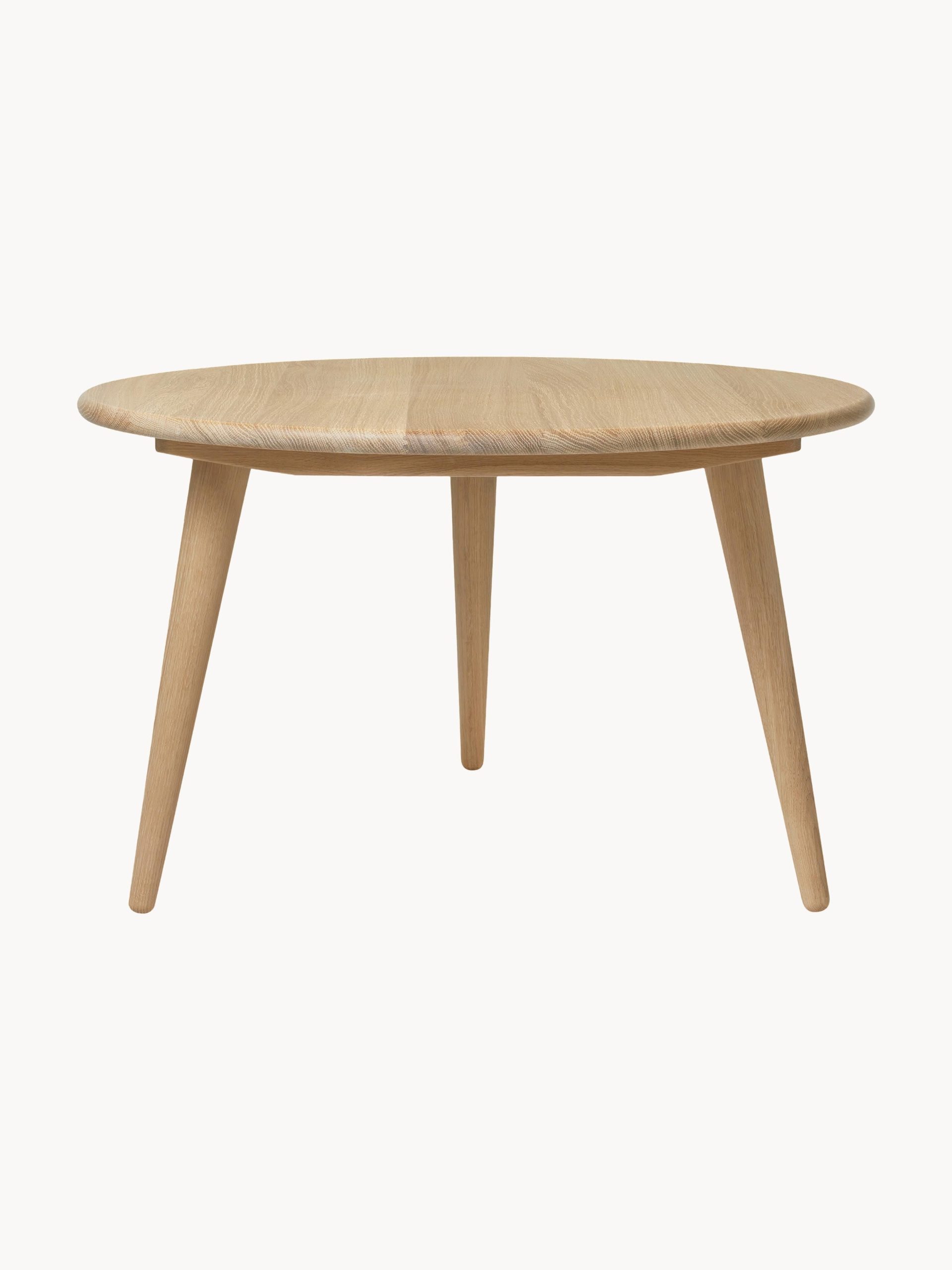 Mesa de centro redonda de madera de roble CH008