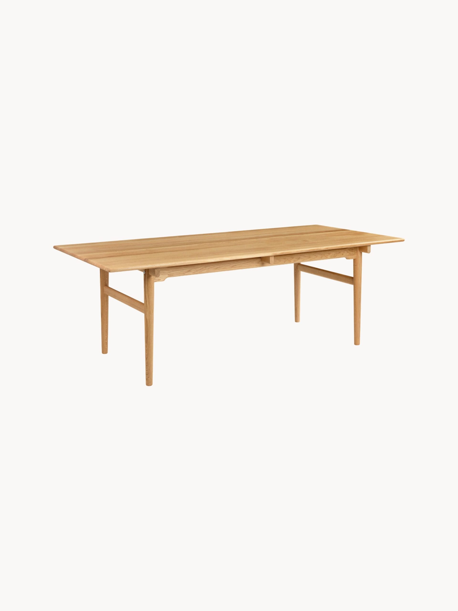 Mesa de comedor de madera roble CH327, 248 x 62 cm