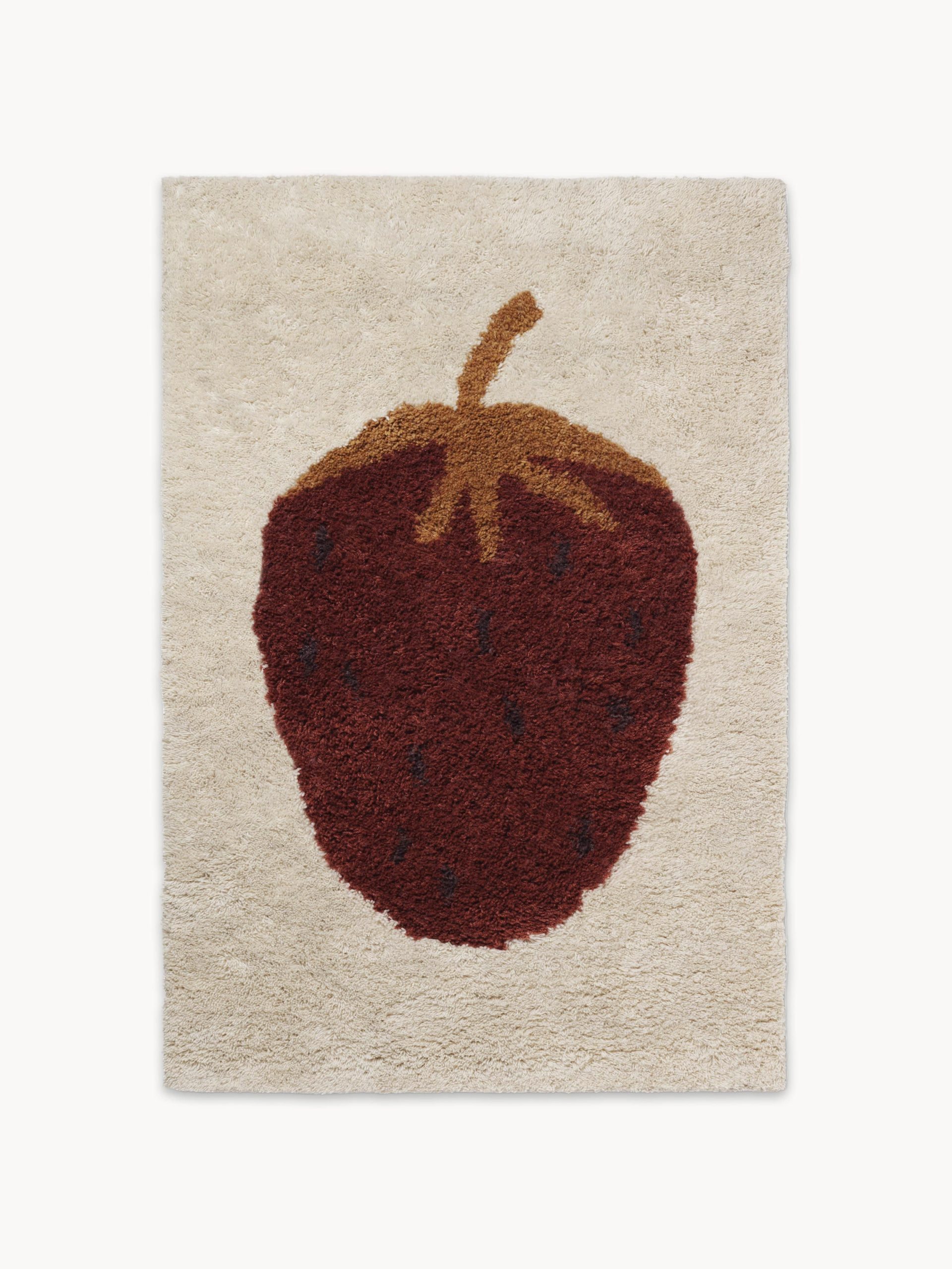 Alfombra artesanal de lana Fruticana