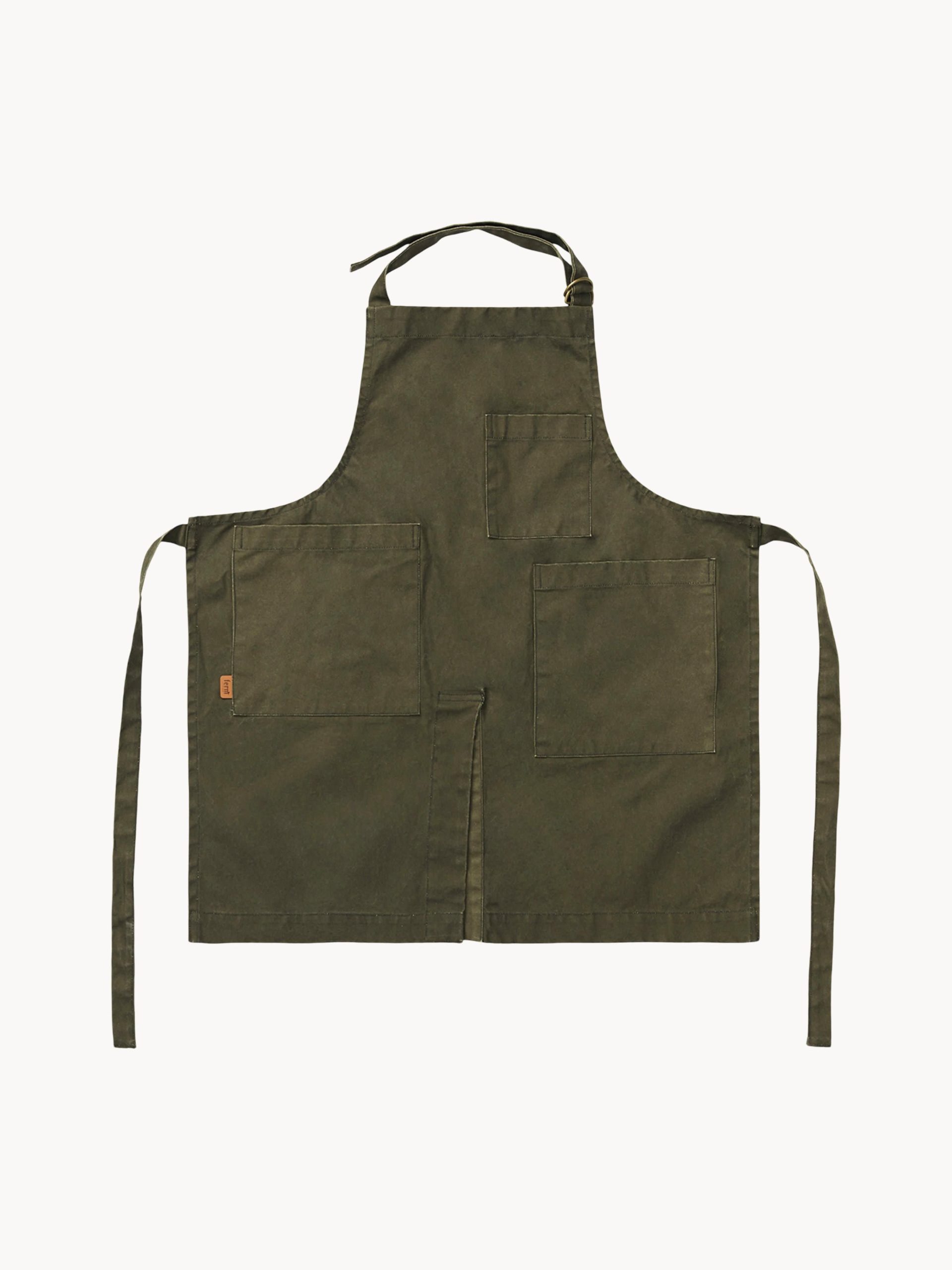 Delantal de jardinería de algodón ecológico Bark