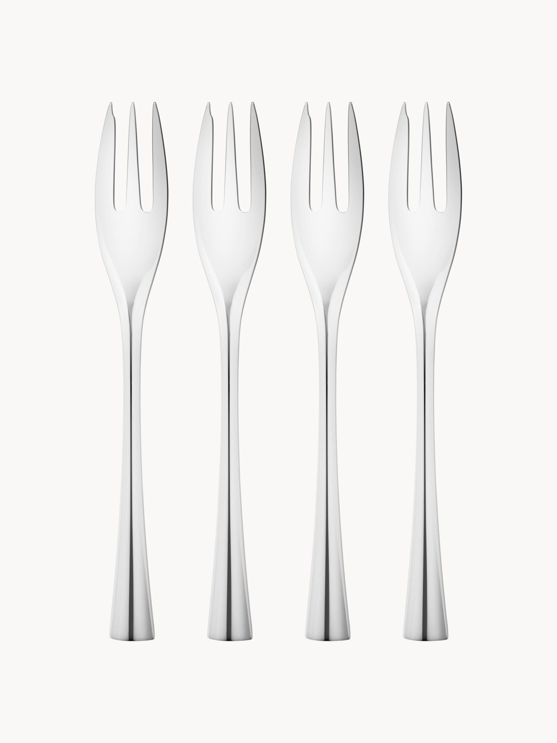 Tenedores para tartas pulidos espejo Cobra, 4 uds.