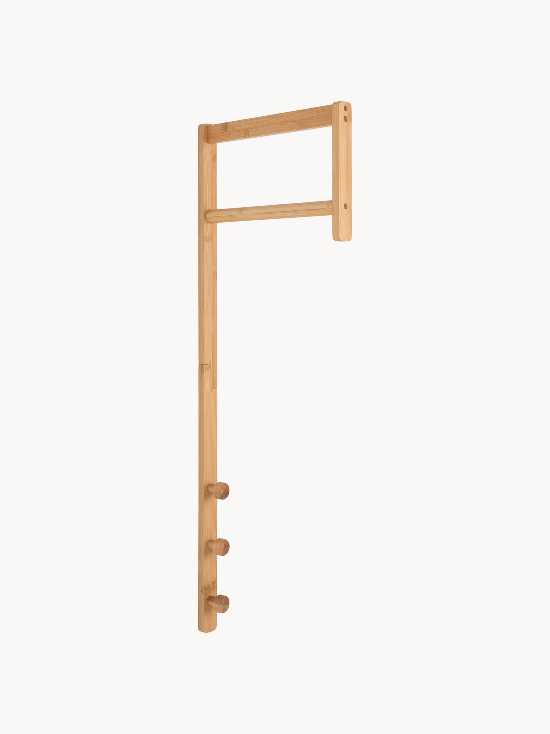 Perchero de pared de bambú Trento