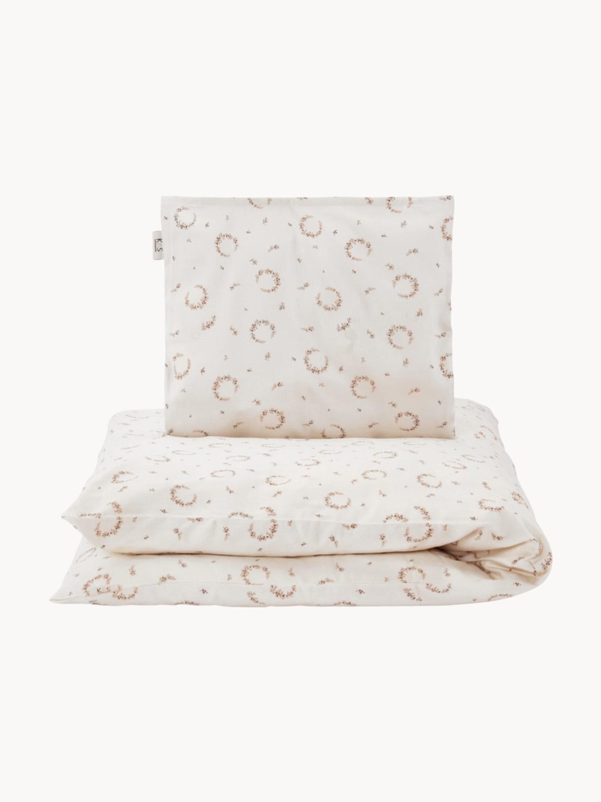 Ropa de cama infantil de satén Wreath